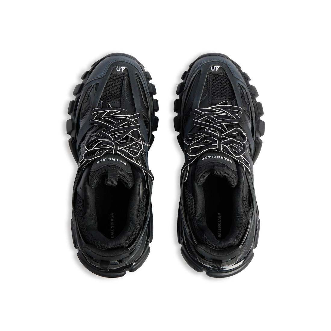 Men's Track Sneaker in Black - 6