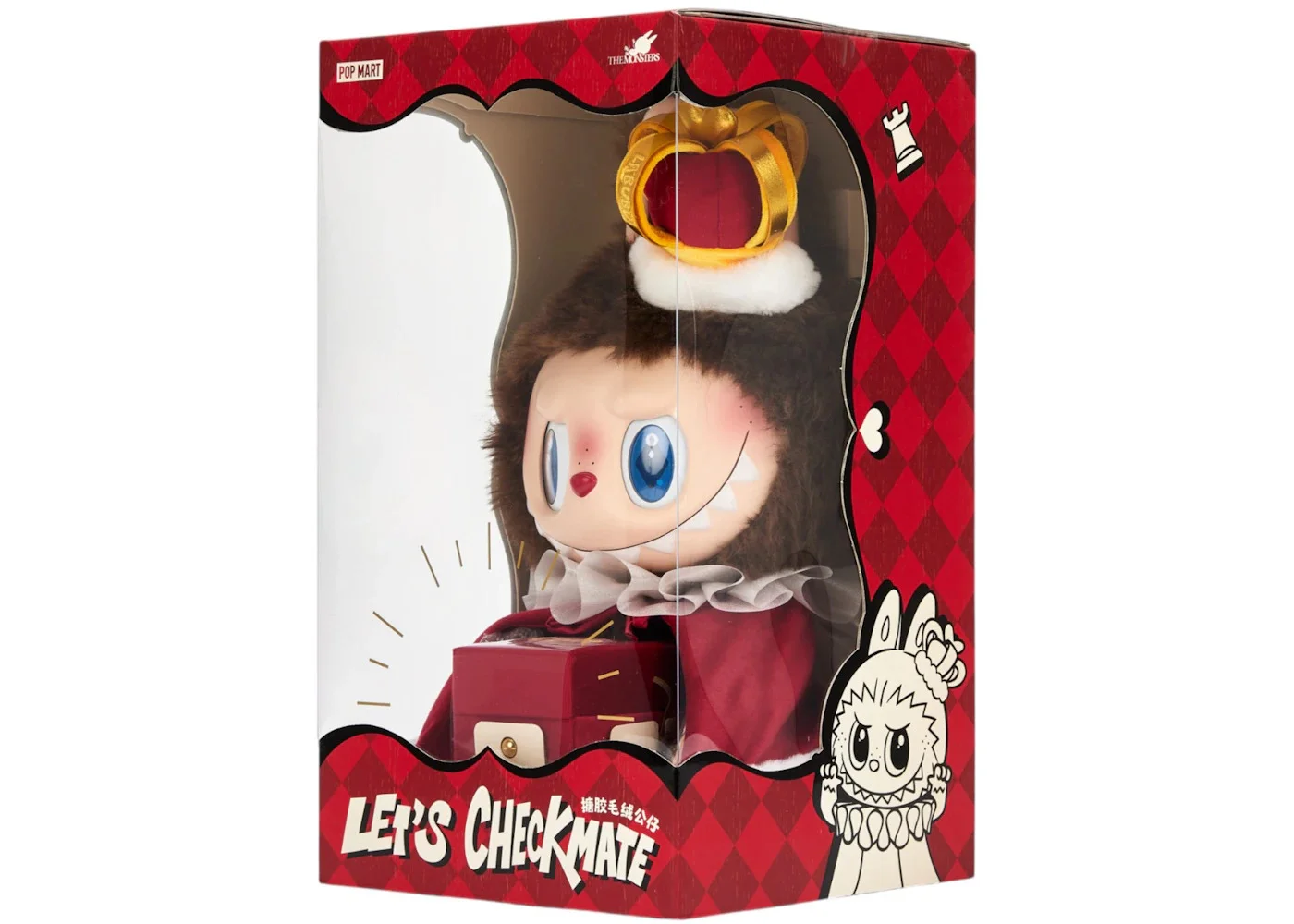 Pop Mart Labubu The Monsters Let's Checkmate Series Vinyl Plush Doll - 1