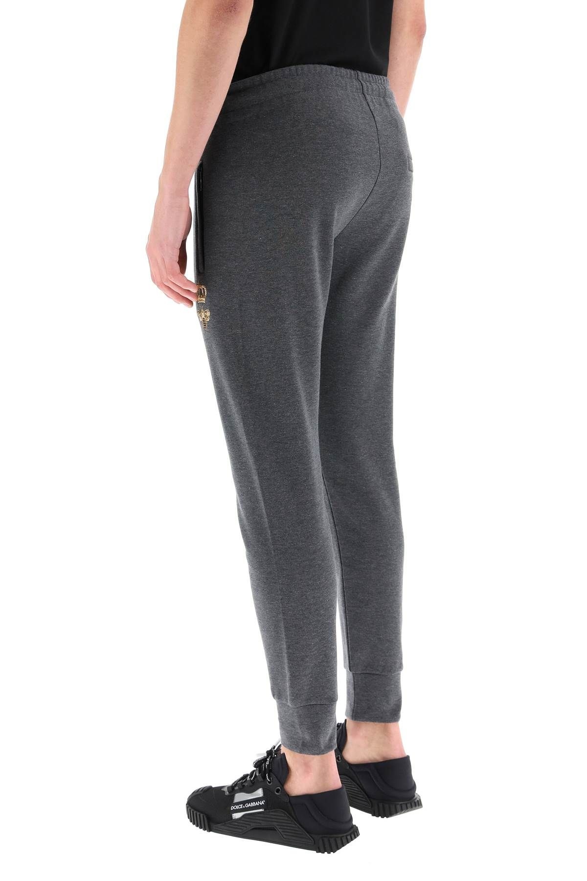 SWEATPANTS WITH LUREX EMBROIDERY - 4