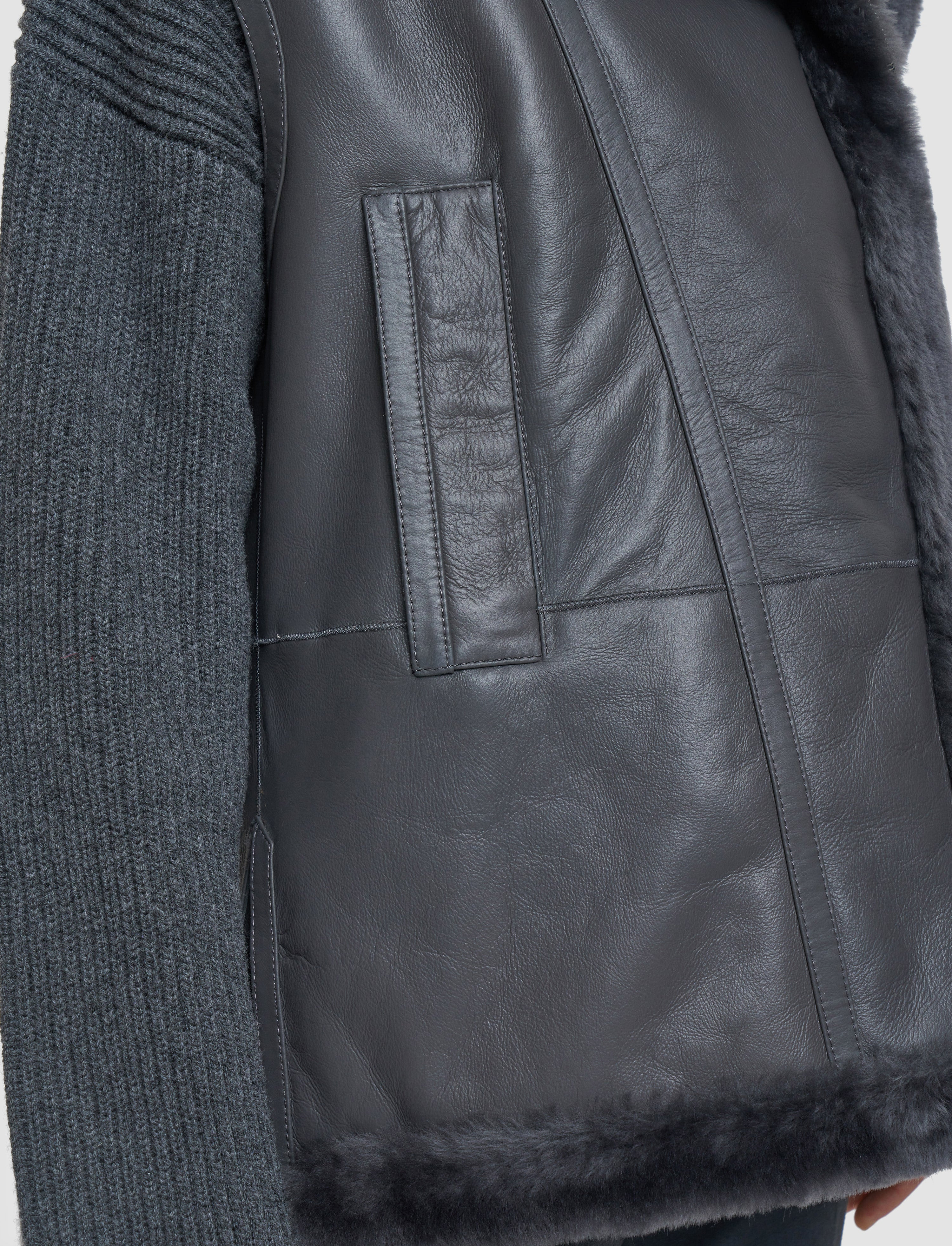 Marc Soft Shearling Gilet - 4