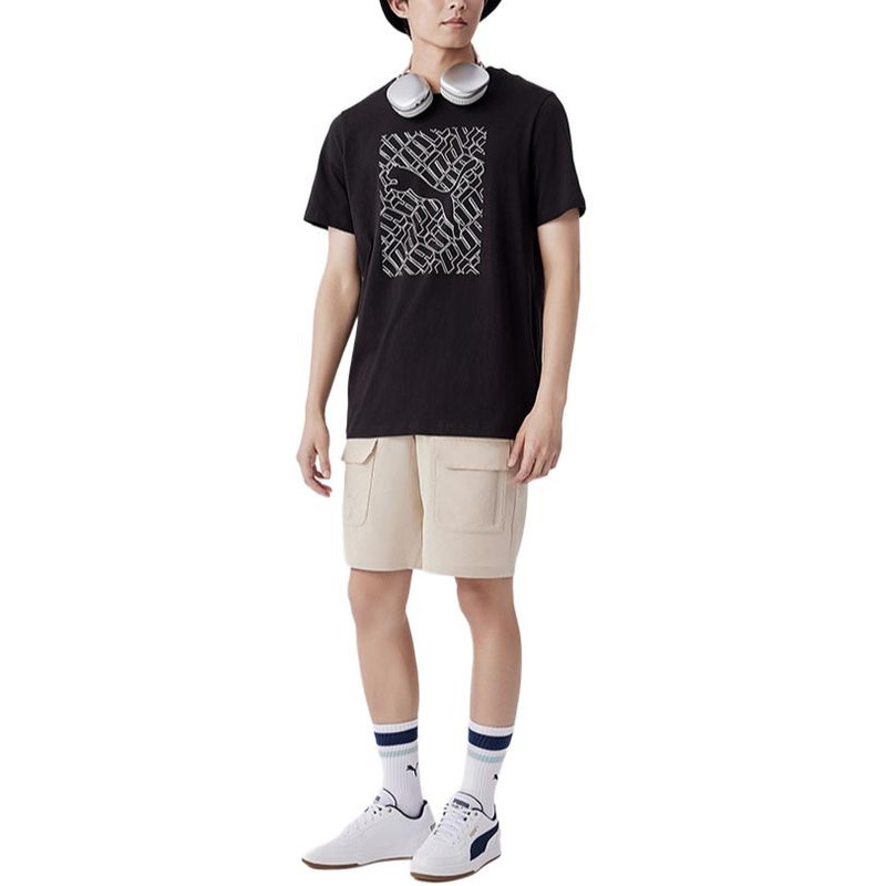 PUMA PUMA Graphics Cat T-shirt 'Black' 683446-01 outlook