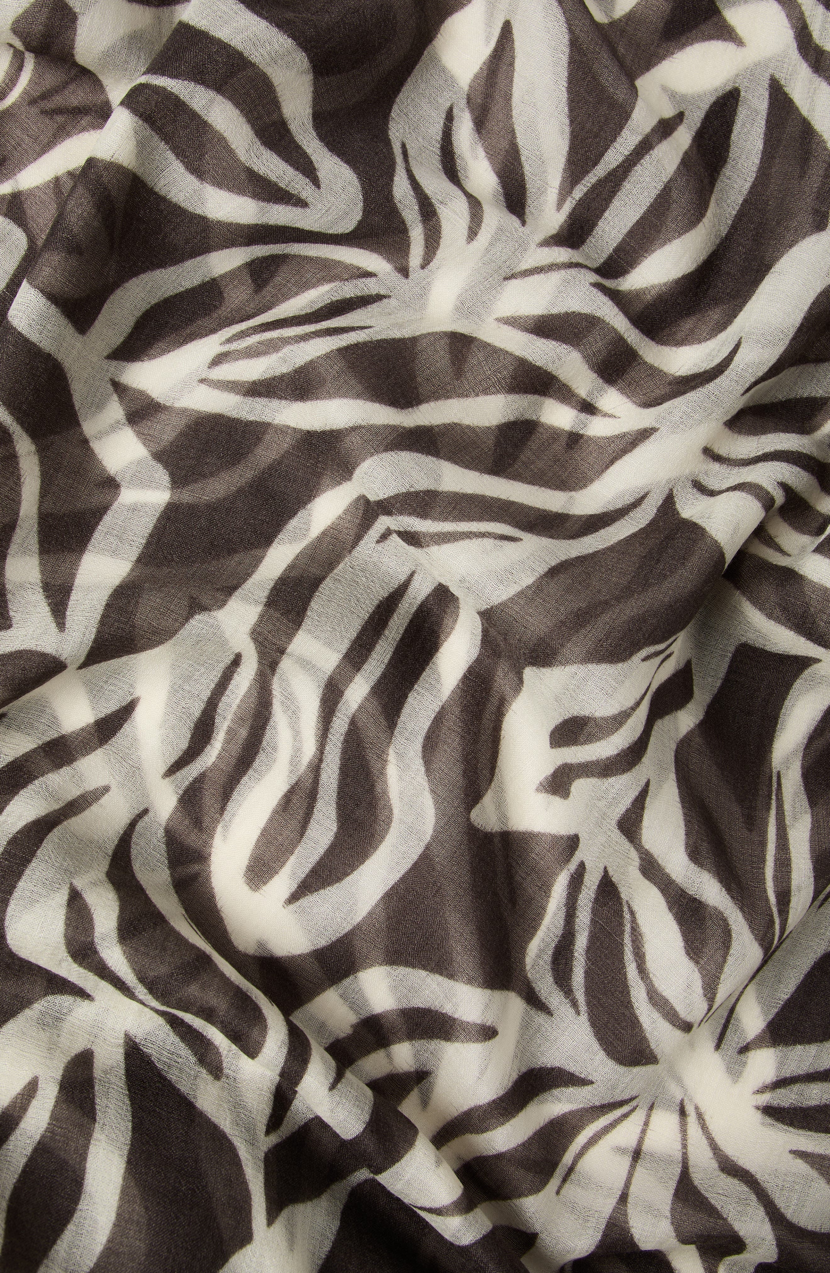 Brunello Cucinelli Flower Print scarf in Cocoa at Nordstrom - 4