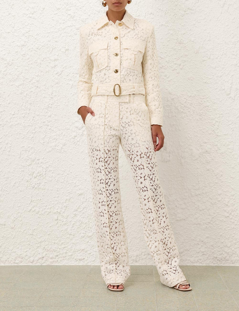 ILLUMINATE LACE CROPPED JACKET 7