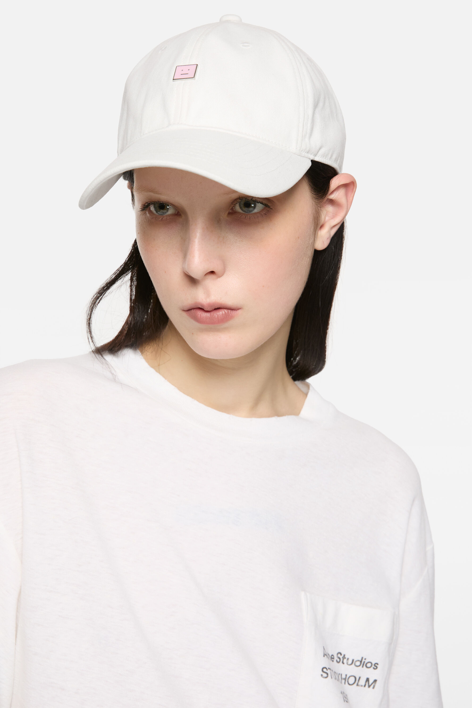 Face stud cap - White - 2