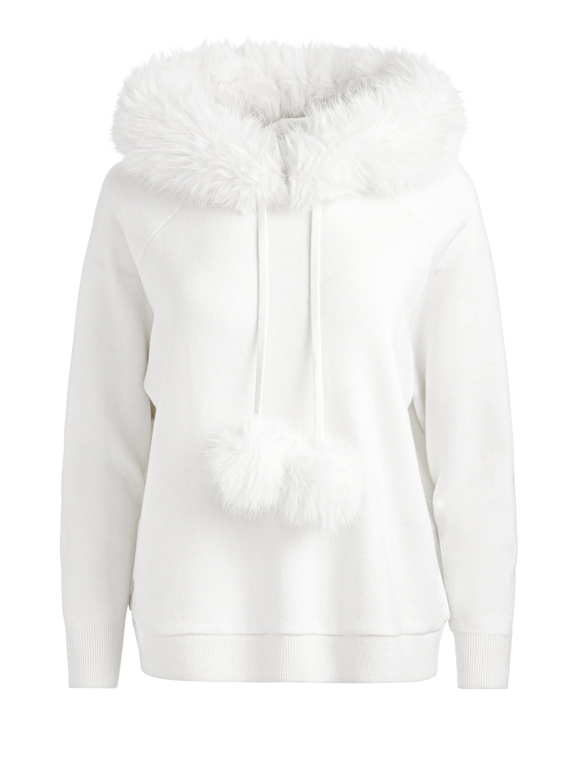 OSCAR HOODIE WITH FAUX FUR TRIM - 7