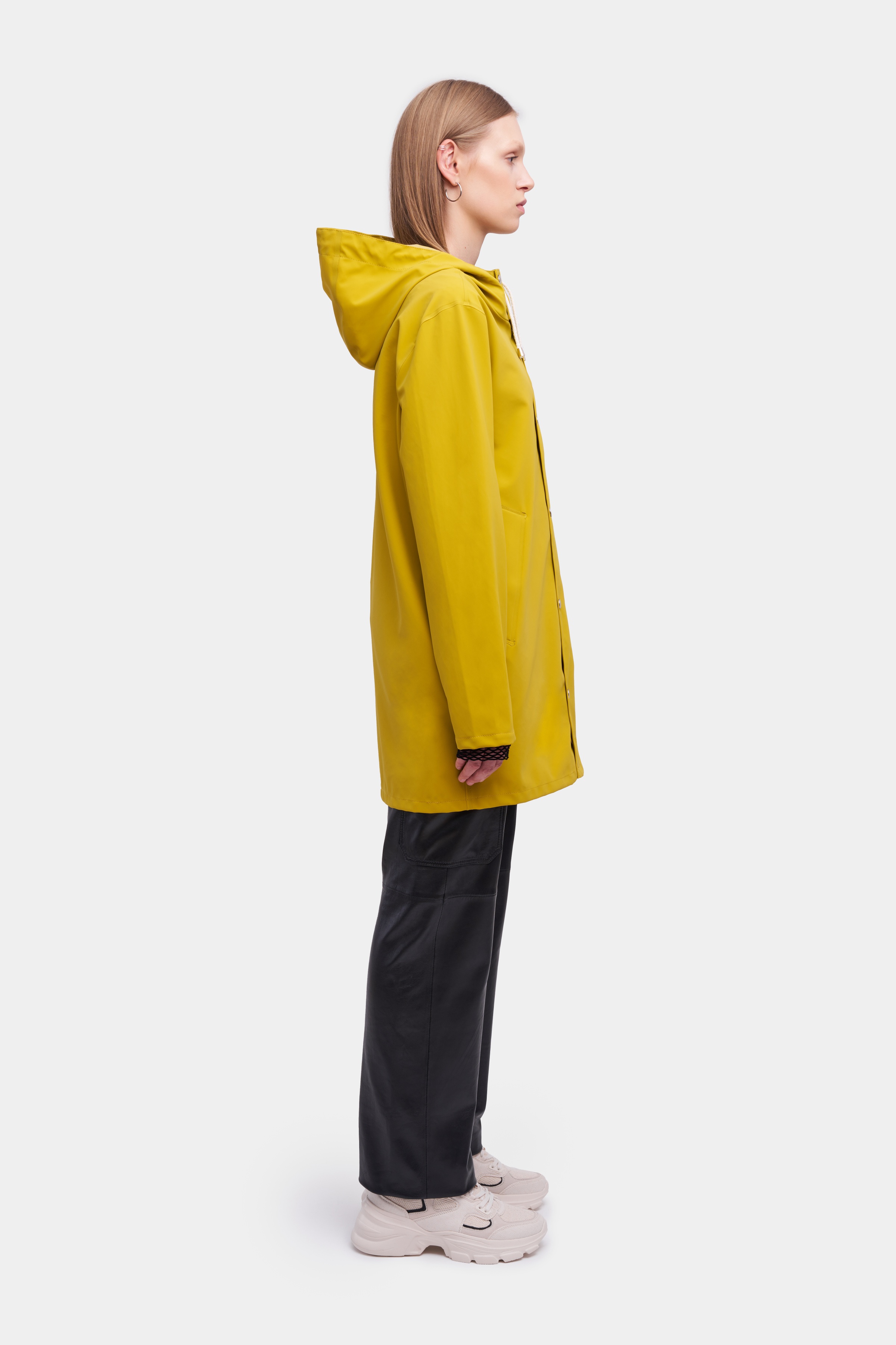 Stockholm Lightweight Matte Raincoat Gold - 3