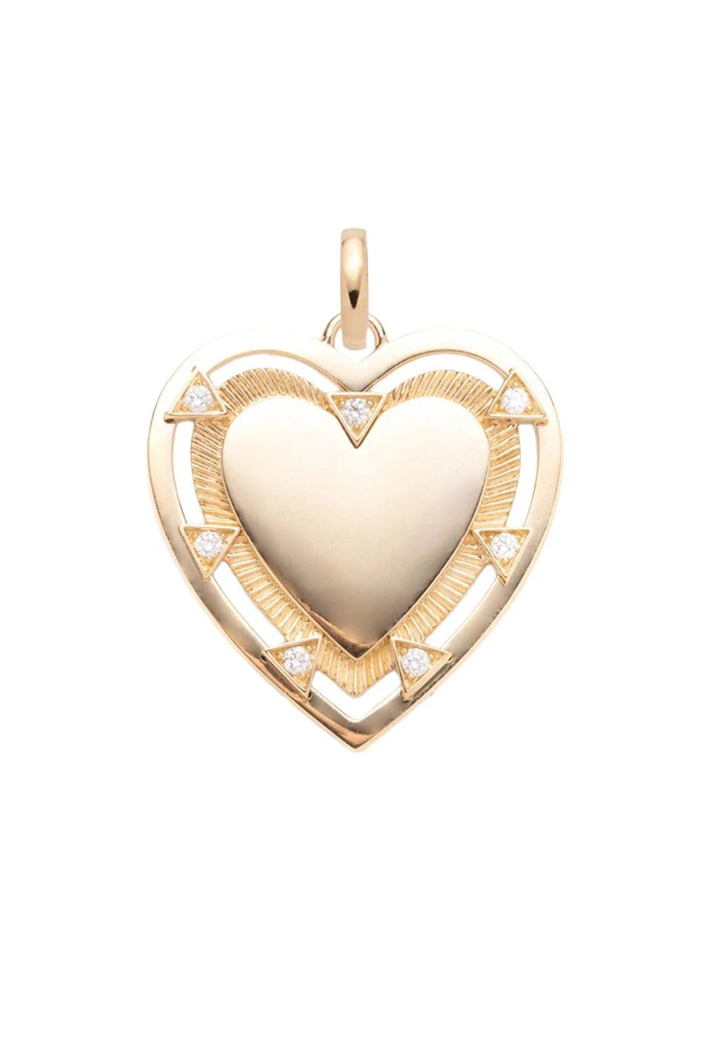 Heart - True Love Engravable Large Heart Medallion - 1