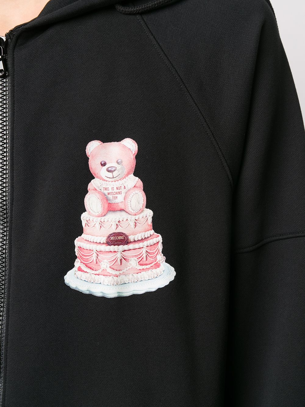 tulle trim Teddy Cake hoodie - 5