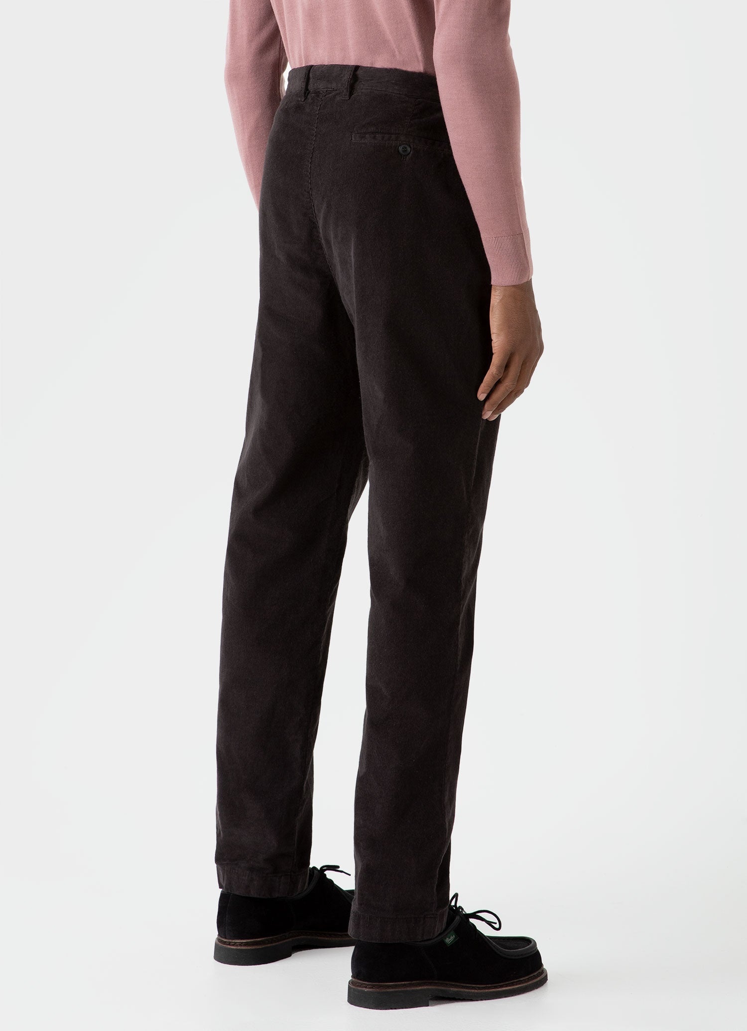 Pleated Corduroy Trouser - 4