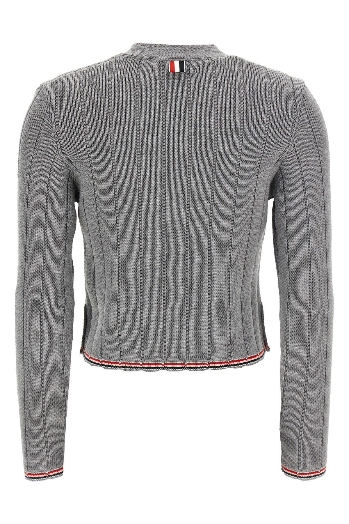 Thom Browne Women 'Rwb' Jacquard Cardigan - 2