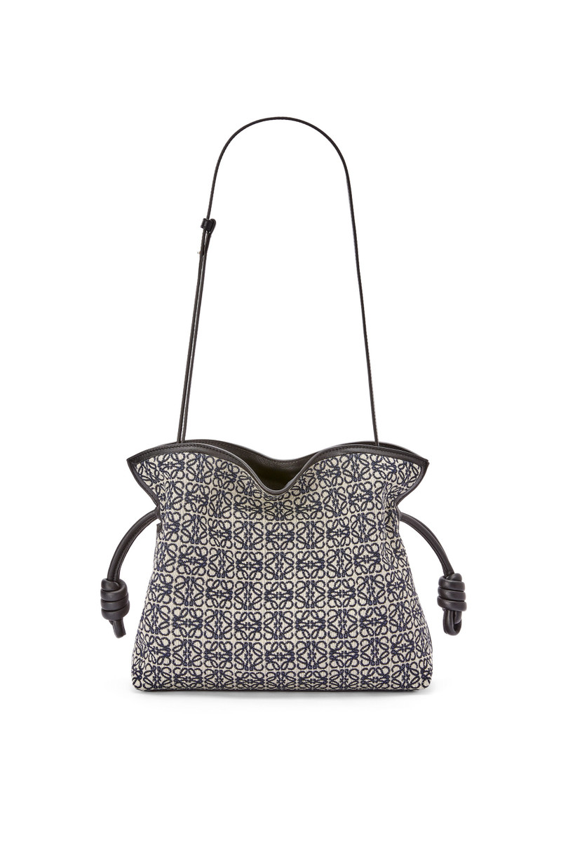 Flamenco clutch in Anagram jacquard and calfskin 6