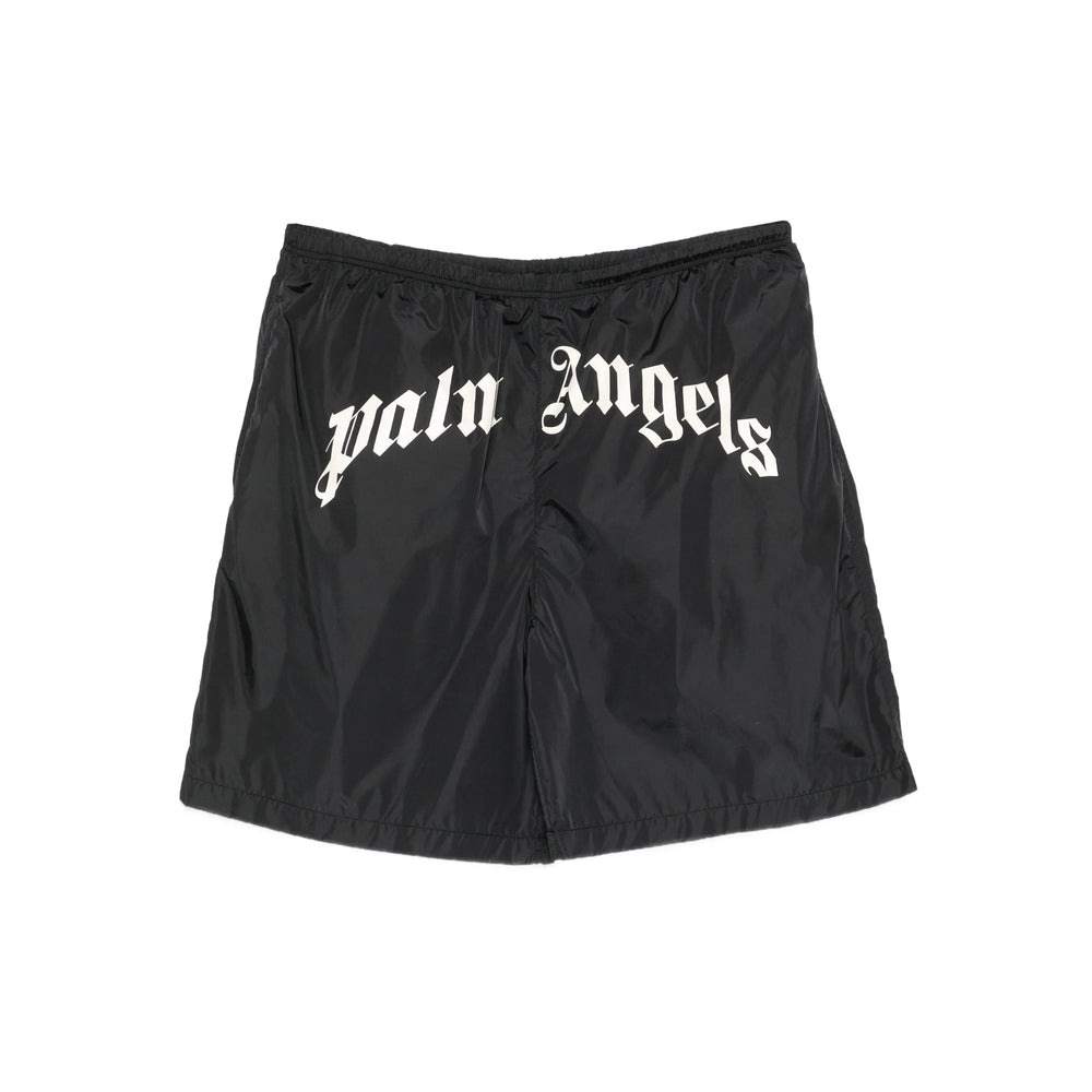 Palm Angels Black Beachwear - Swim Shorts Men - 1