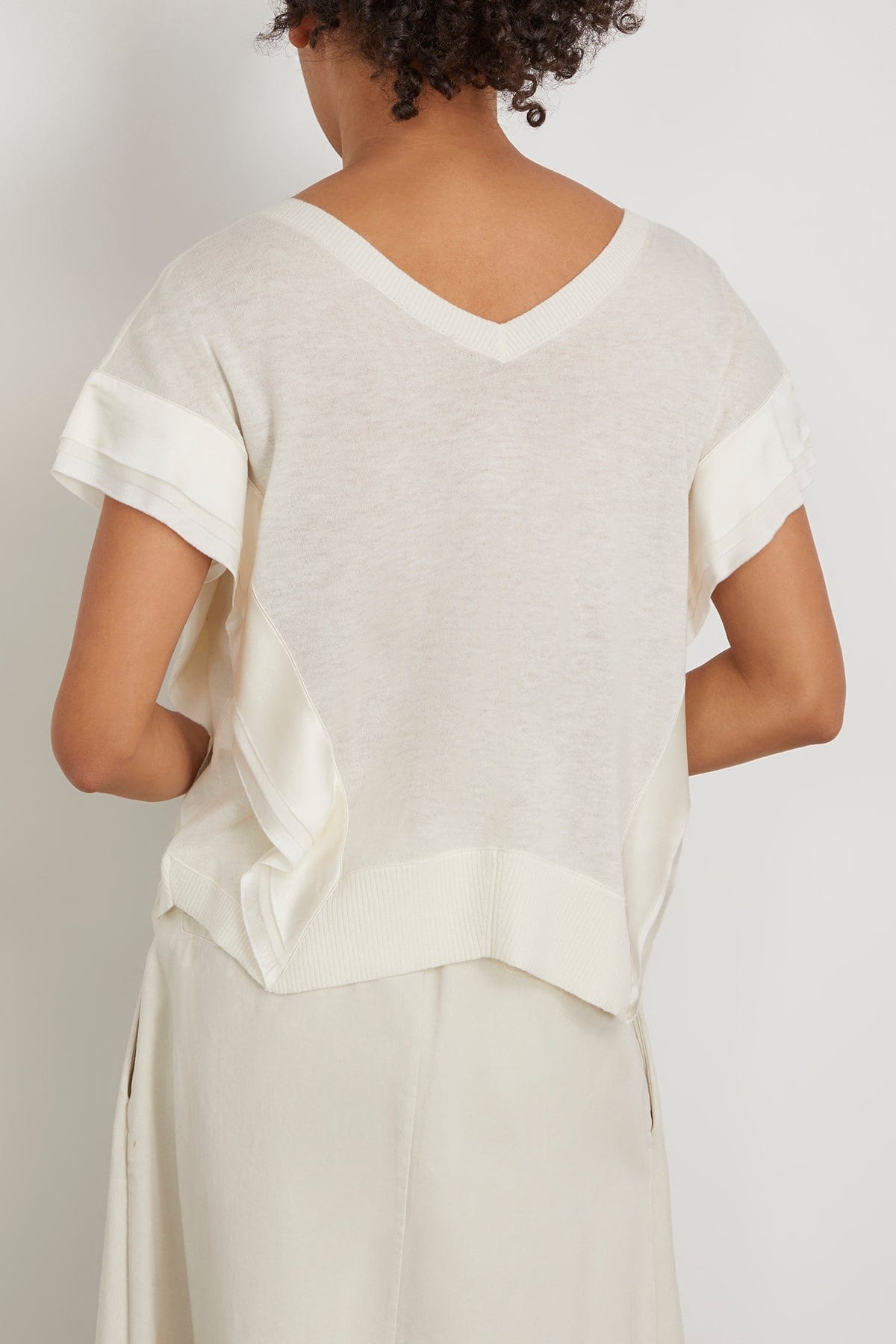 Delicate Statements Pullover in Shaded White - 4