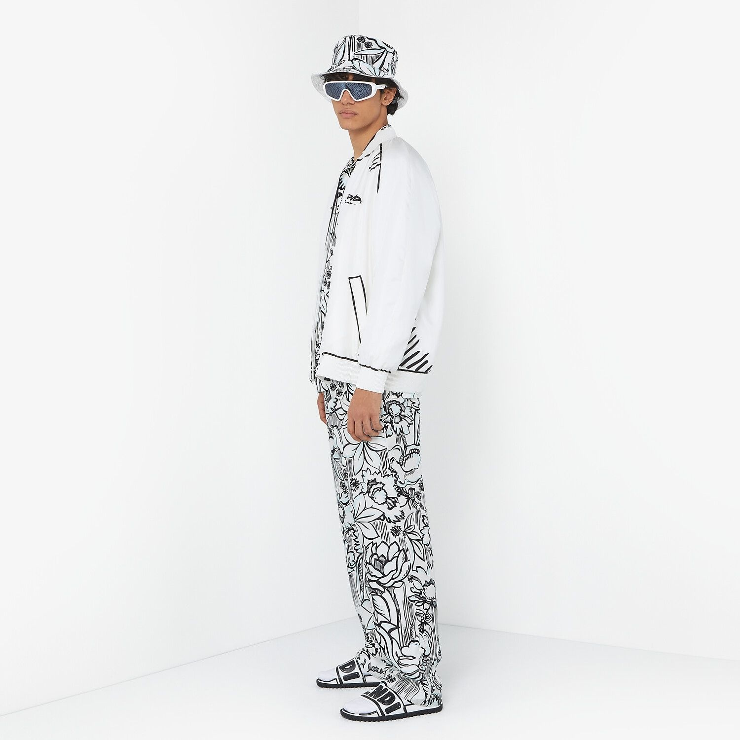 Fendi Roma Joshua Vides fabric hat 4