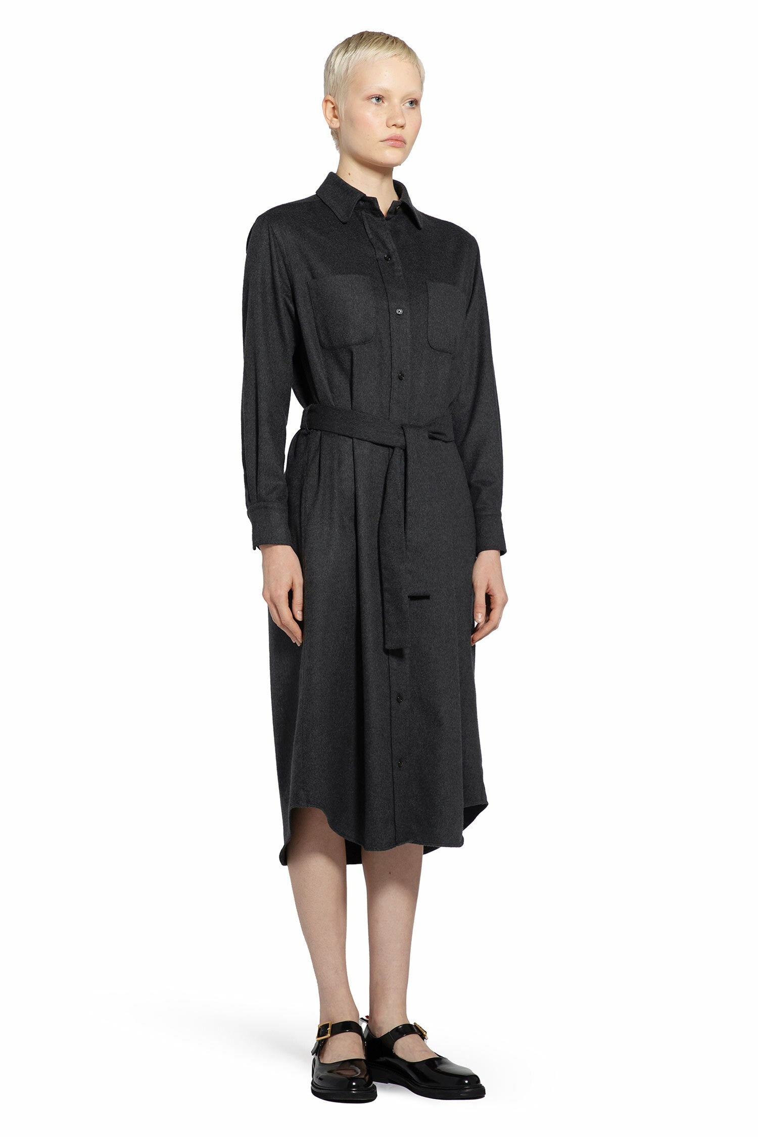 THOM BROWNE WOMAN BLACK COATS - 3