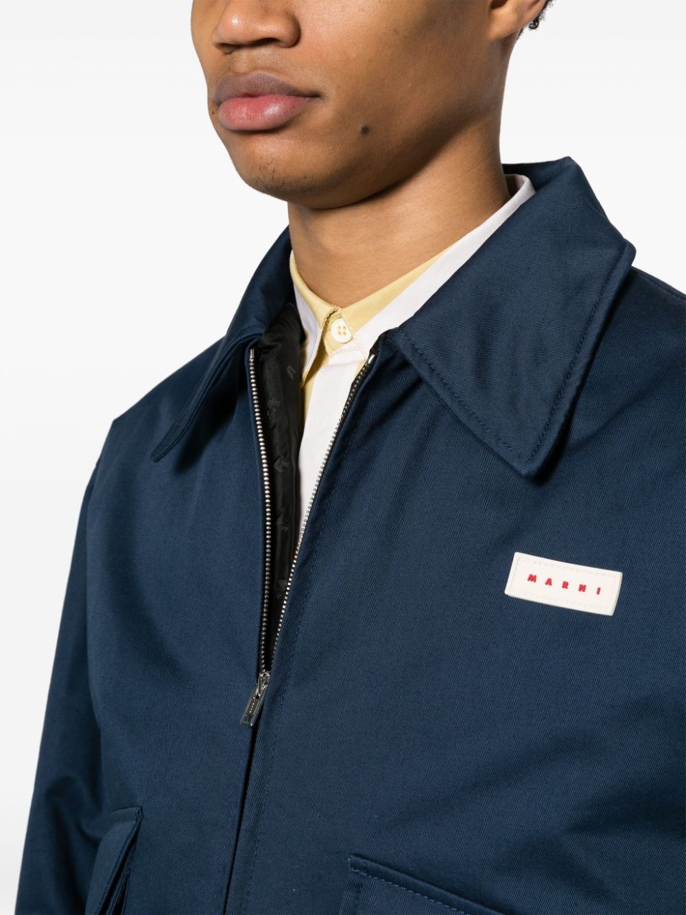 logo-appliquÃ© bomber jacket - 5