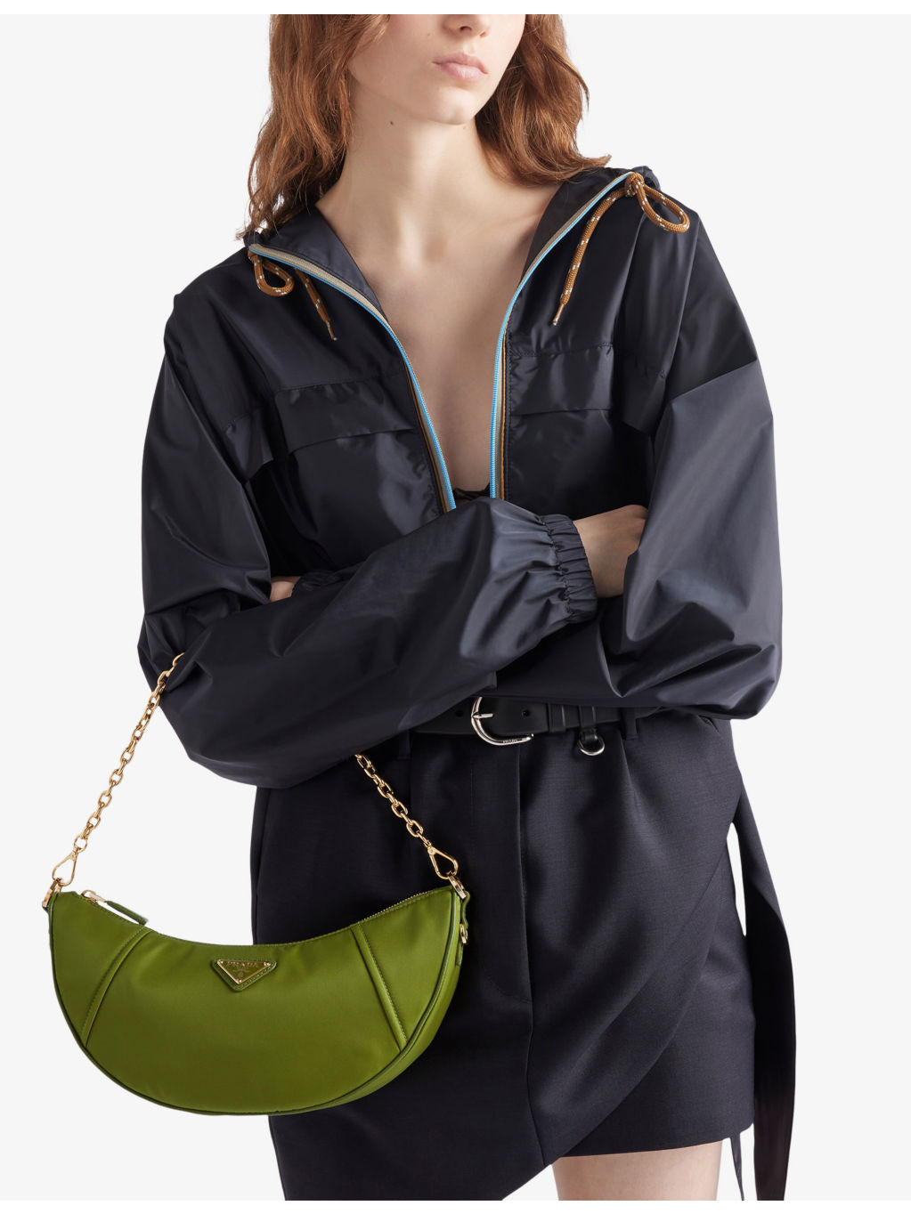 Re-Nylon Brand-Plaque Shoulder Bag - 2