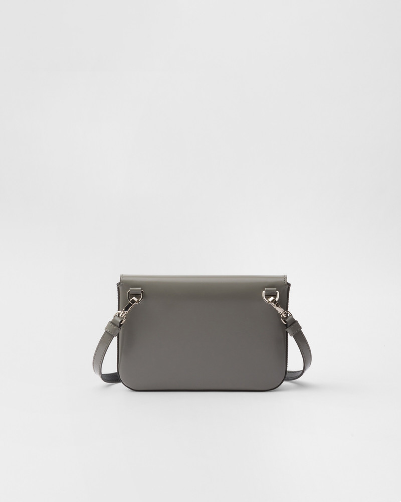 Brushed leather mini-bag with shoulder strap 3