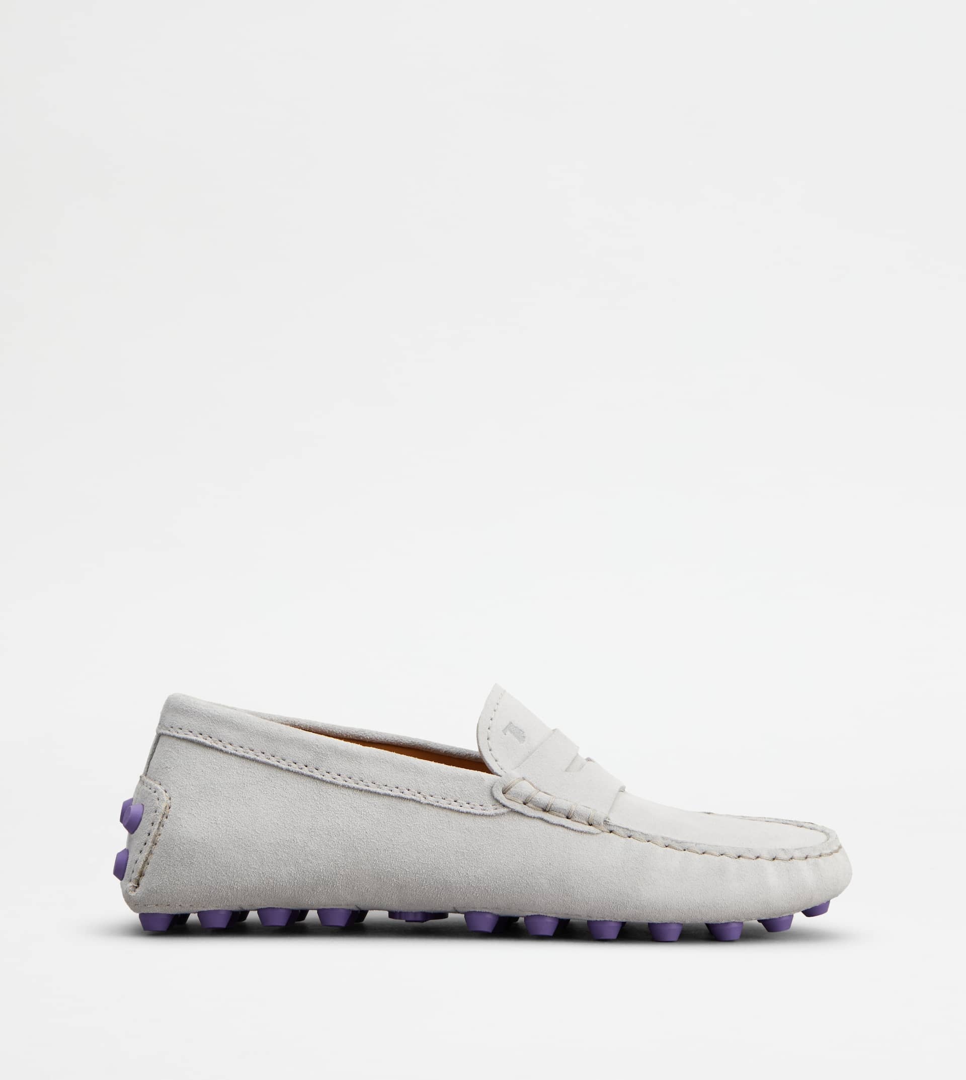 TOD'S GOMMINO BUBBLE IN LEATHER - GREY - 1