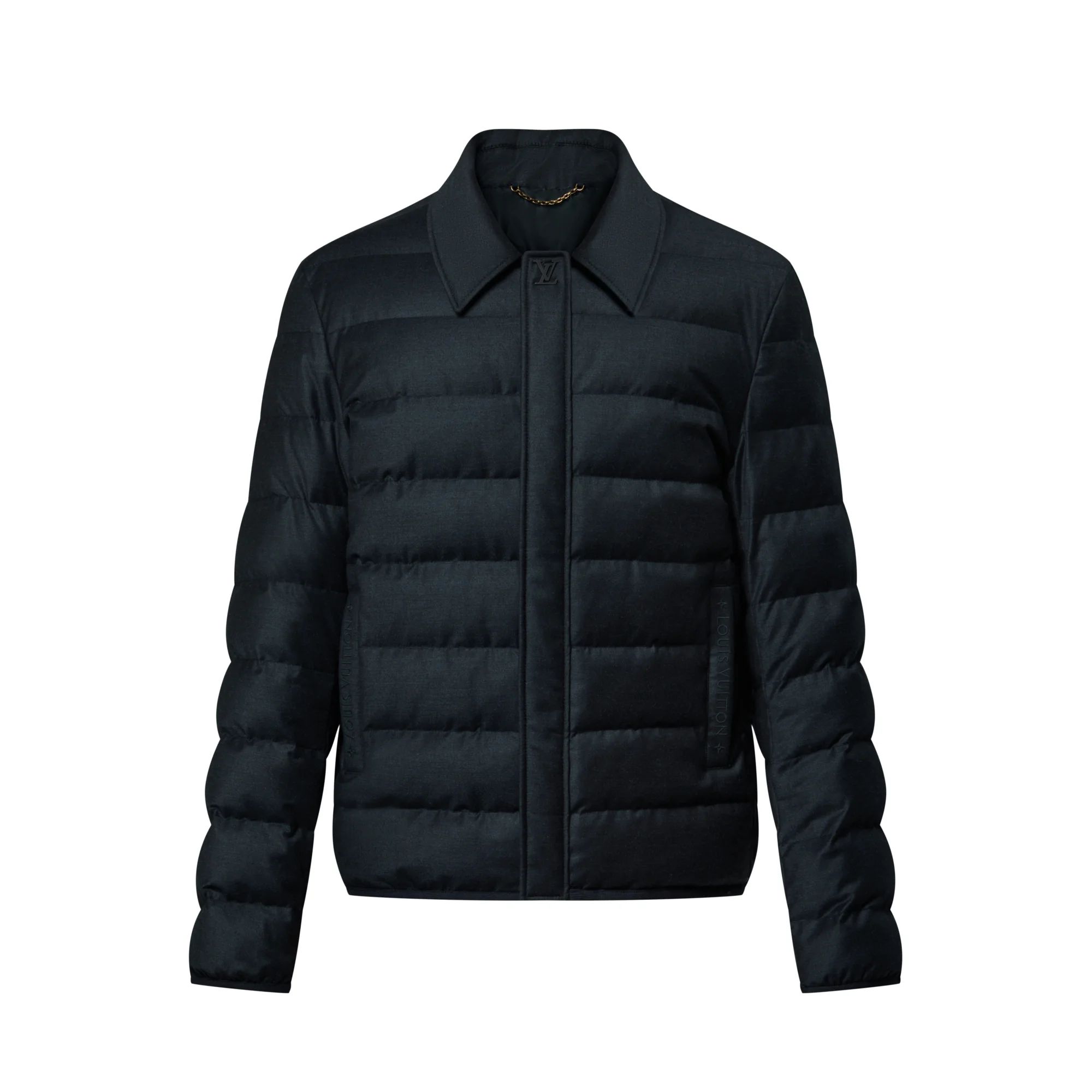 Wool-Silk Blend Light Down Blouson - 1