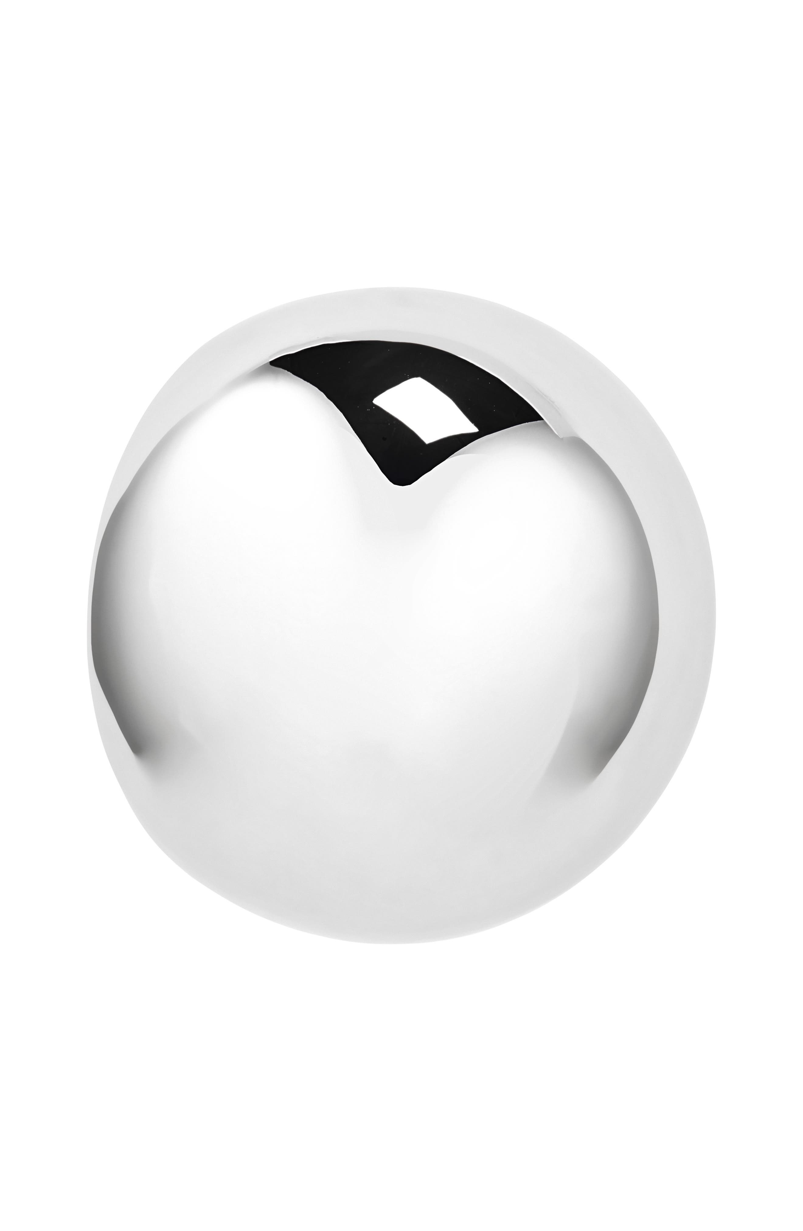 Jacquemus The Salon Circle Stud Earrings in Silver 980 at Nordstrom - 4