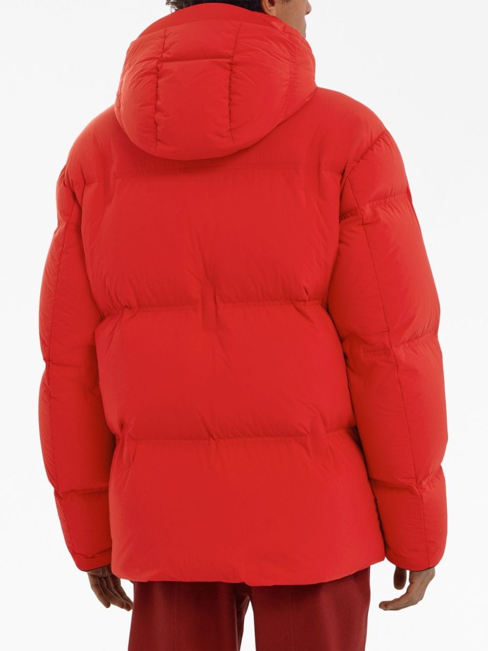 drawstring-hood puffer jacket - 4
