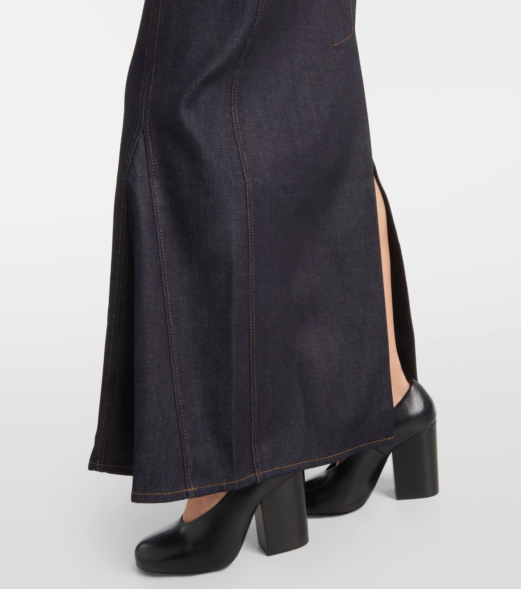 Alis denim maxi skirt - 5