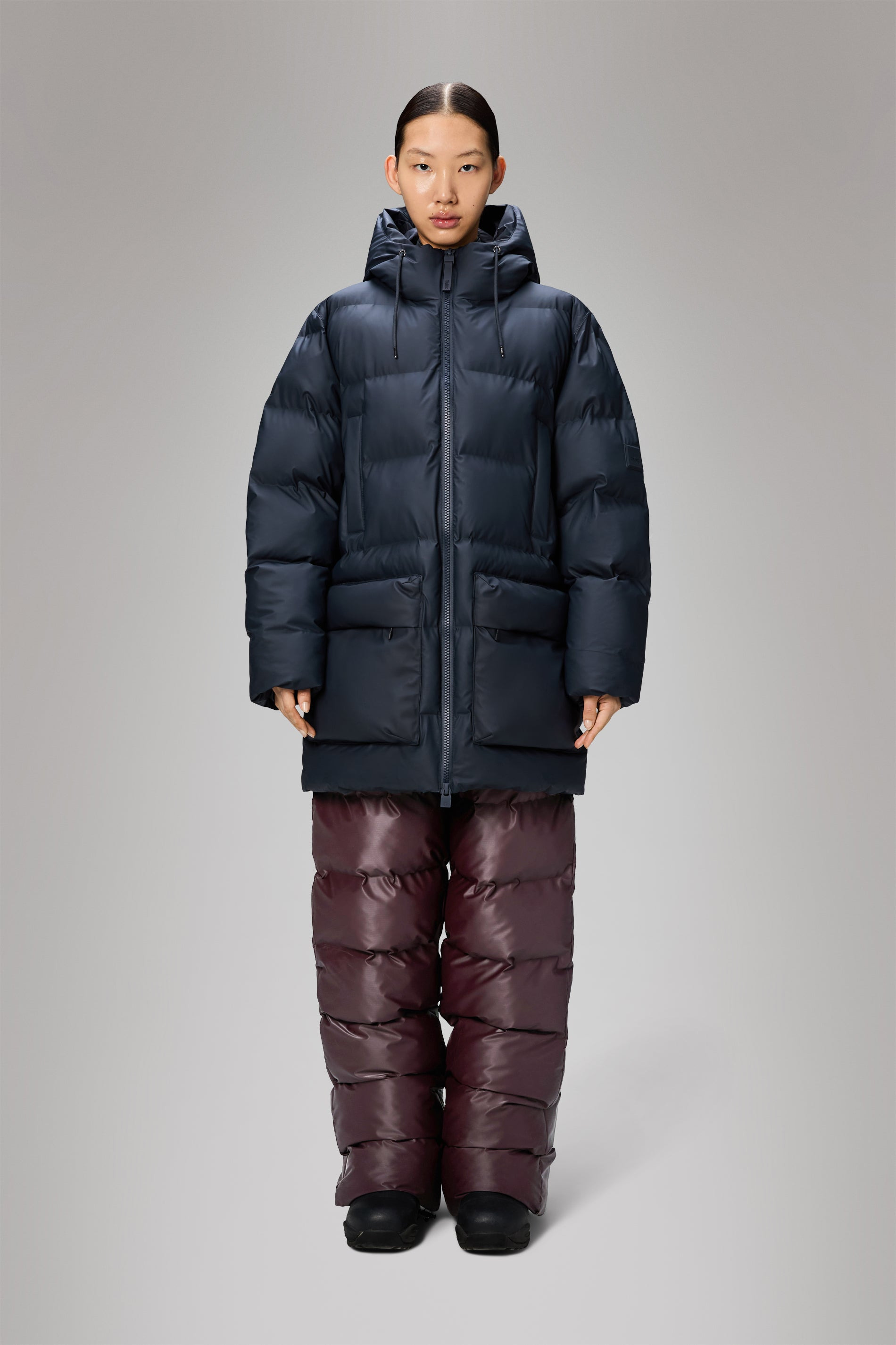 Alta Long Puffer Cargo Jacket - 2