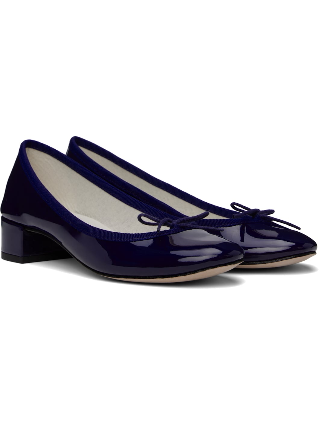 Navy Camille Heels - 4