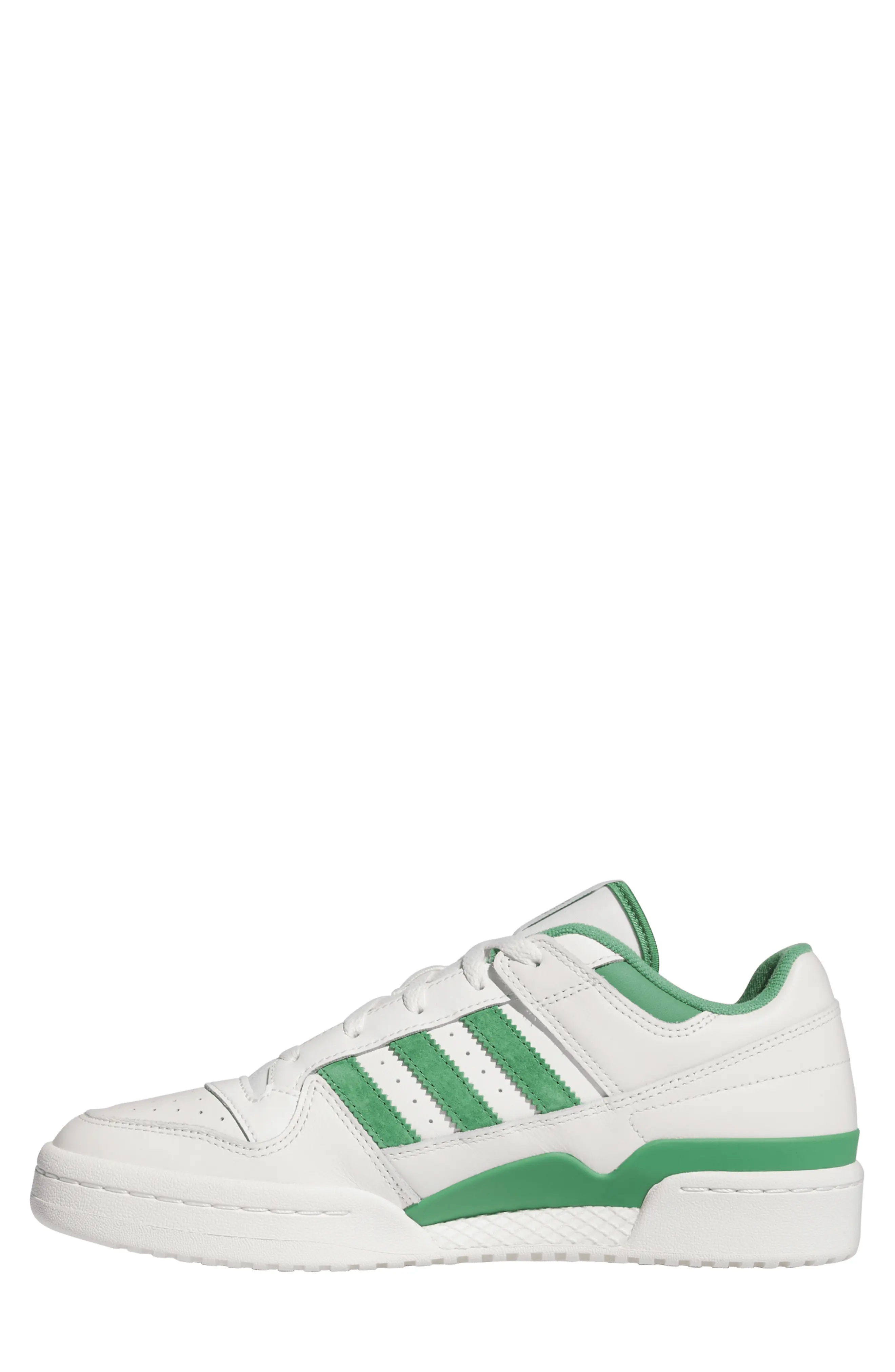 Forum Court Sneaker in White/Preloved Green/White - 6