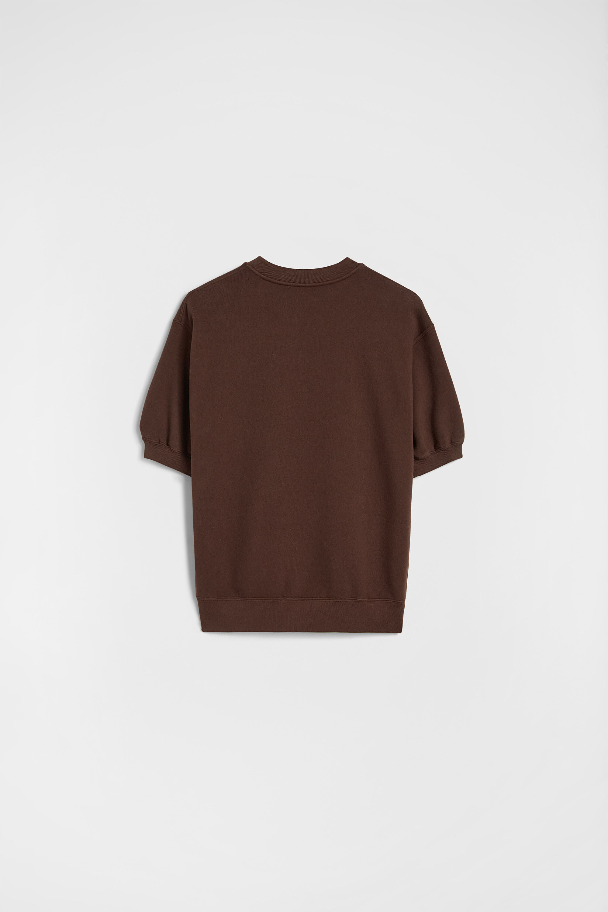 Cotton Terry Crew-Neck T-Shirt - 6