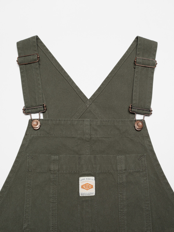 Klara Duck Canvas Dungarees - 4