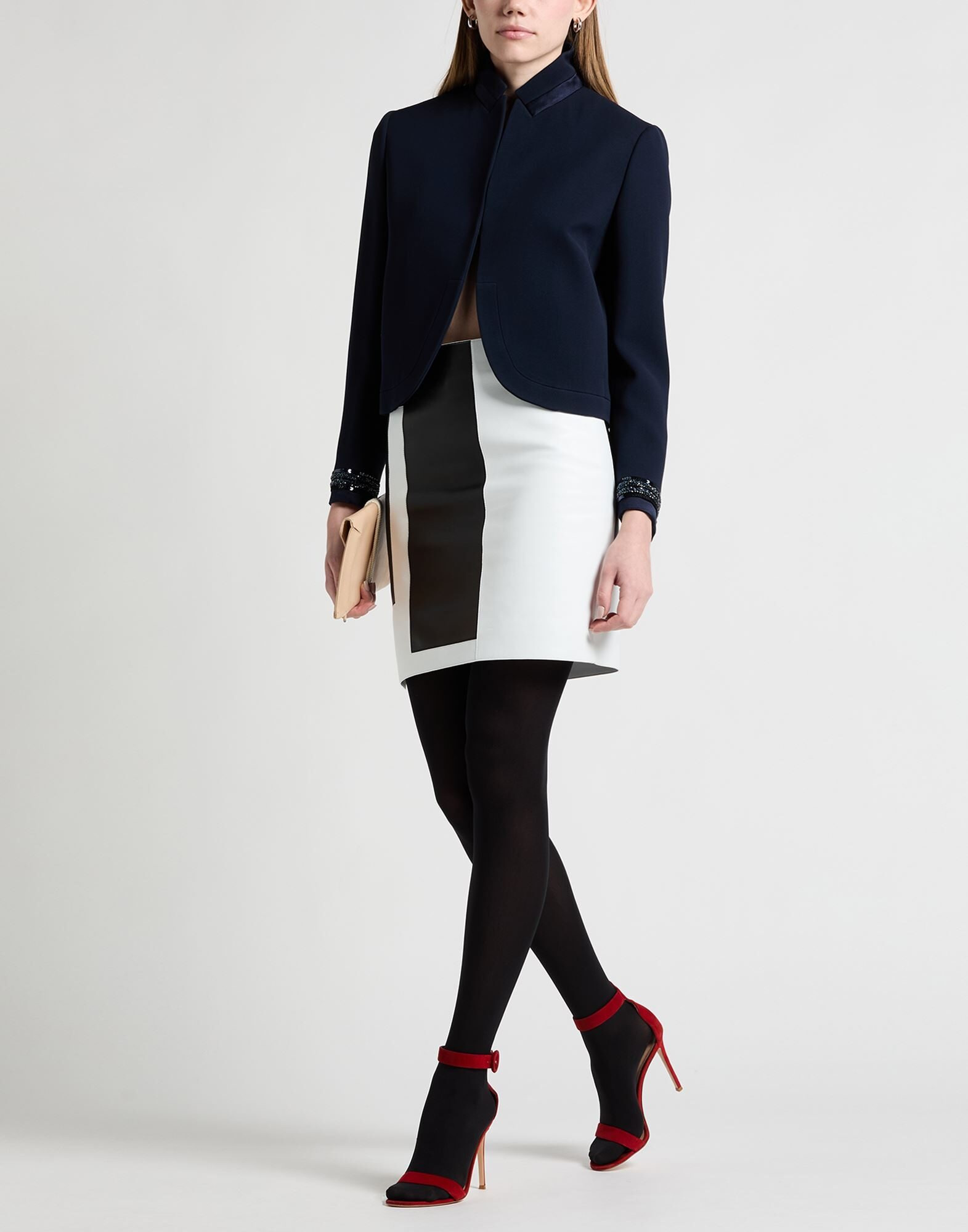 White Women's Mini Skirt - 3
