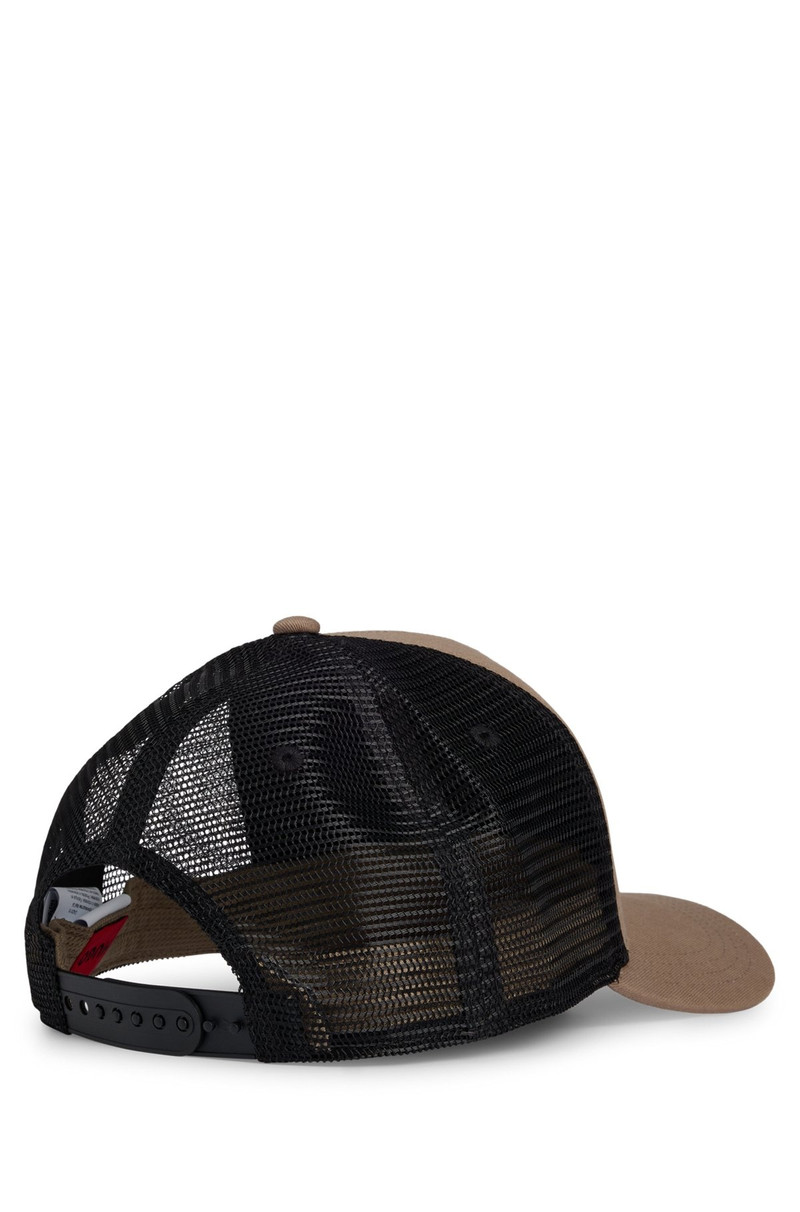COTTON-TWILL CAP WITH MESH PANELS 3