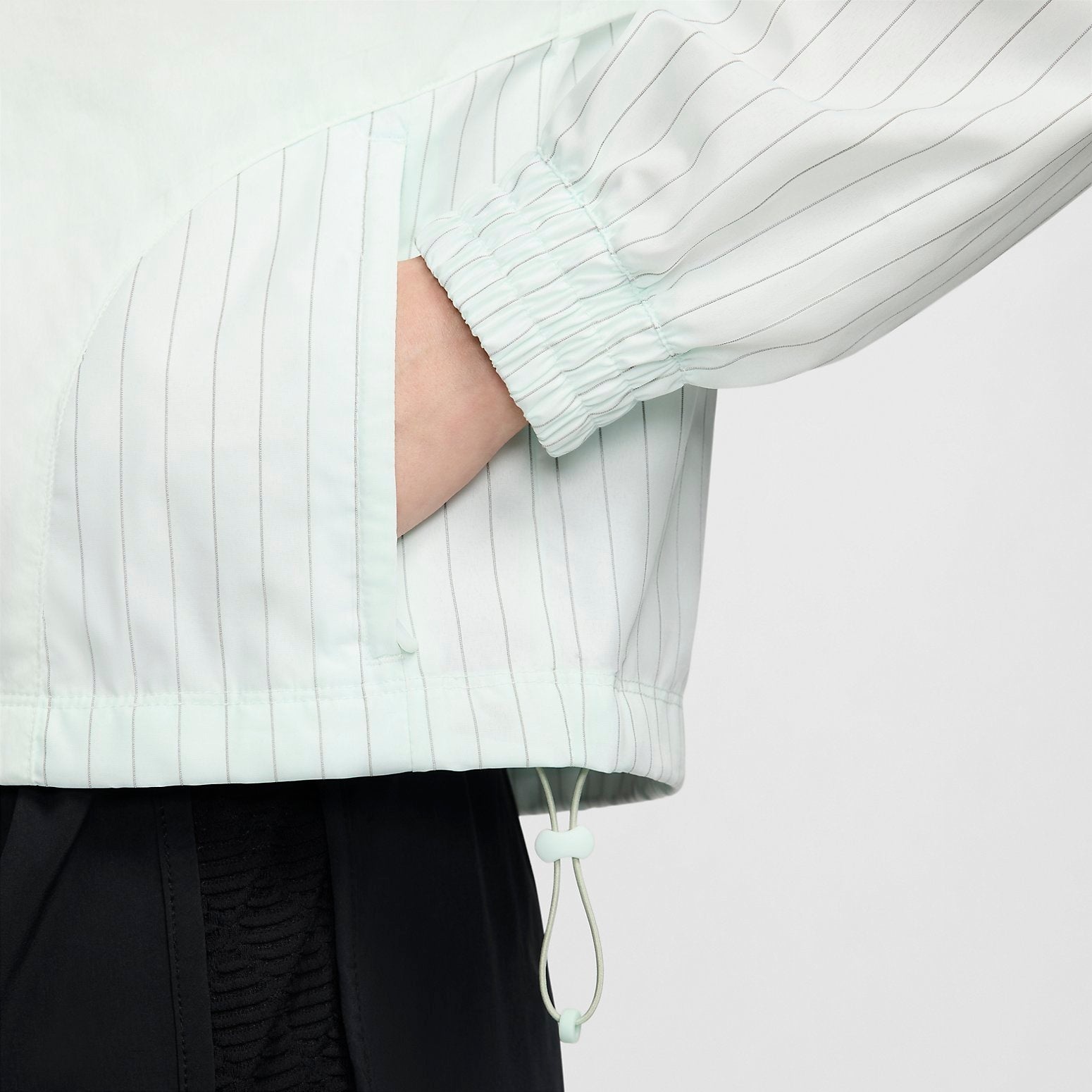 (WMNS) Nike Dri-Fit Loose Jacket 'Teal' FN2720-394 - 4