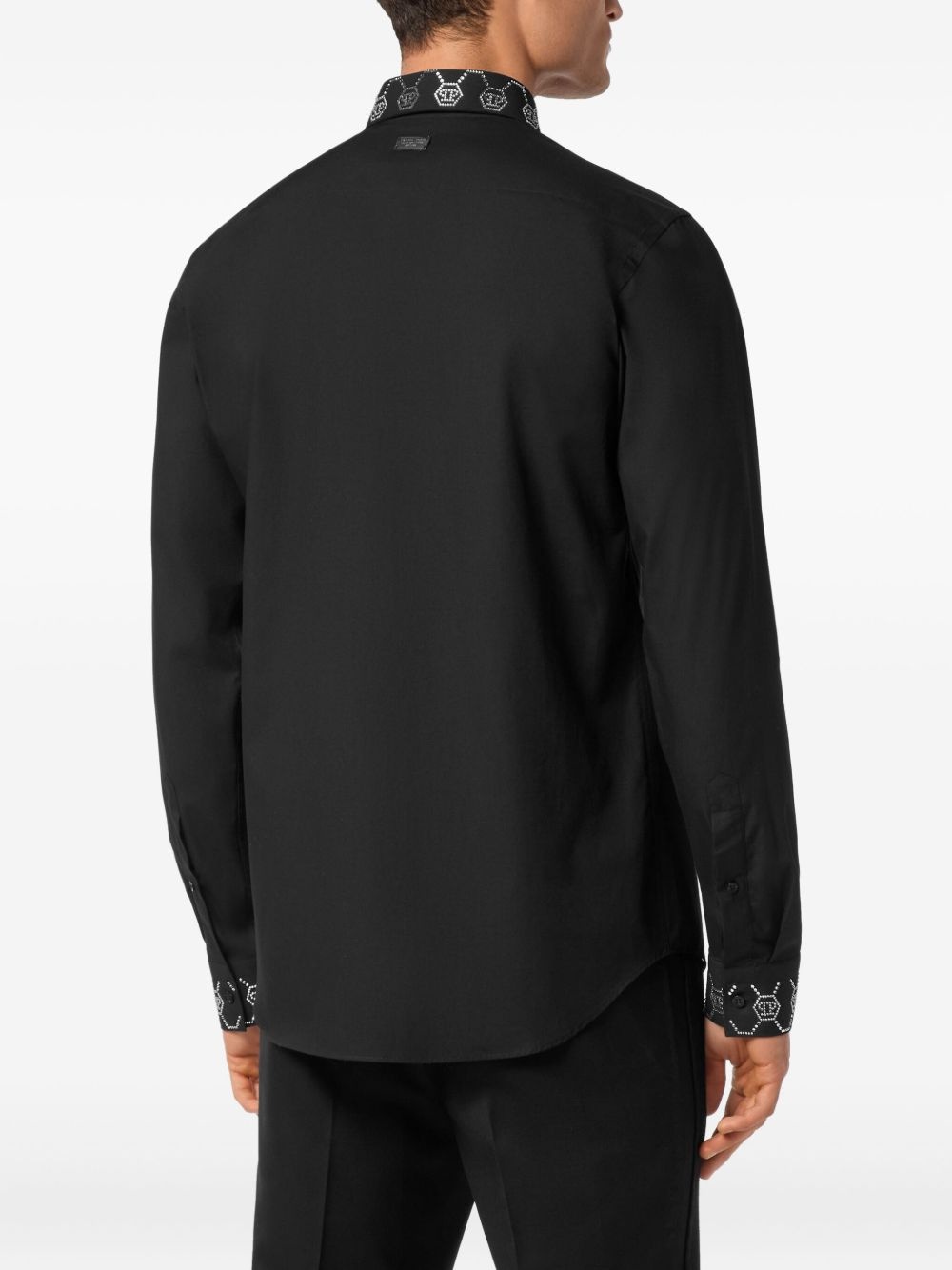 monogram-embellished shirt - 4