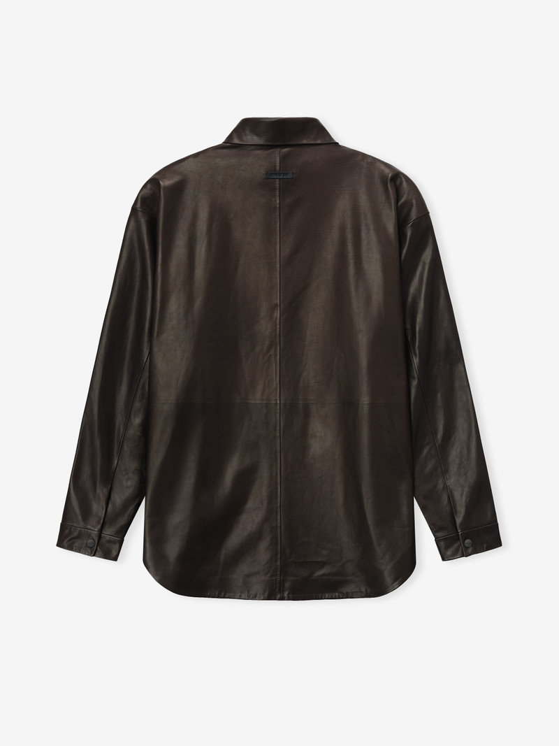 Leather Relaxed Shirt 4