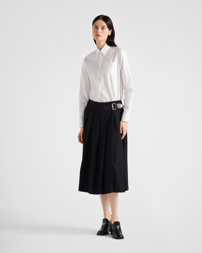 Prada Jacquard poplin shirt outlook
