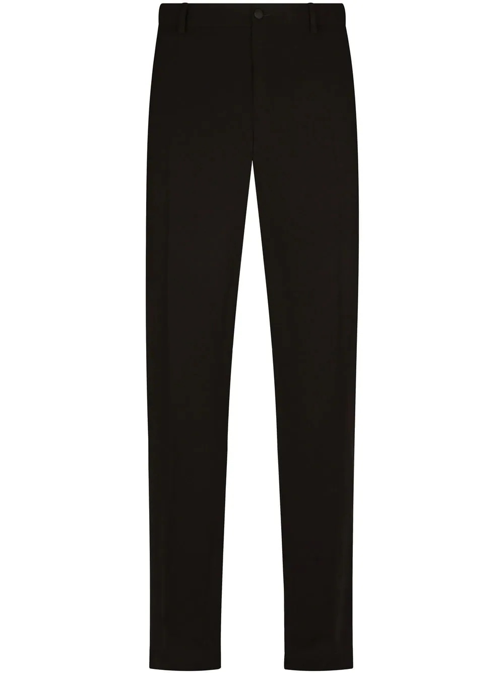 stretch straight-leg trousers - 1