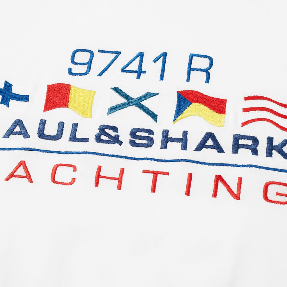 Paul & Shark Nautical Flags Embroidered Tee - 2