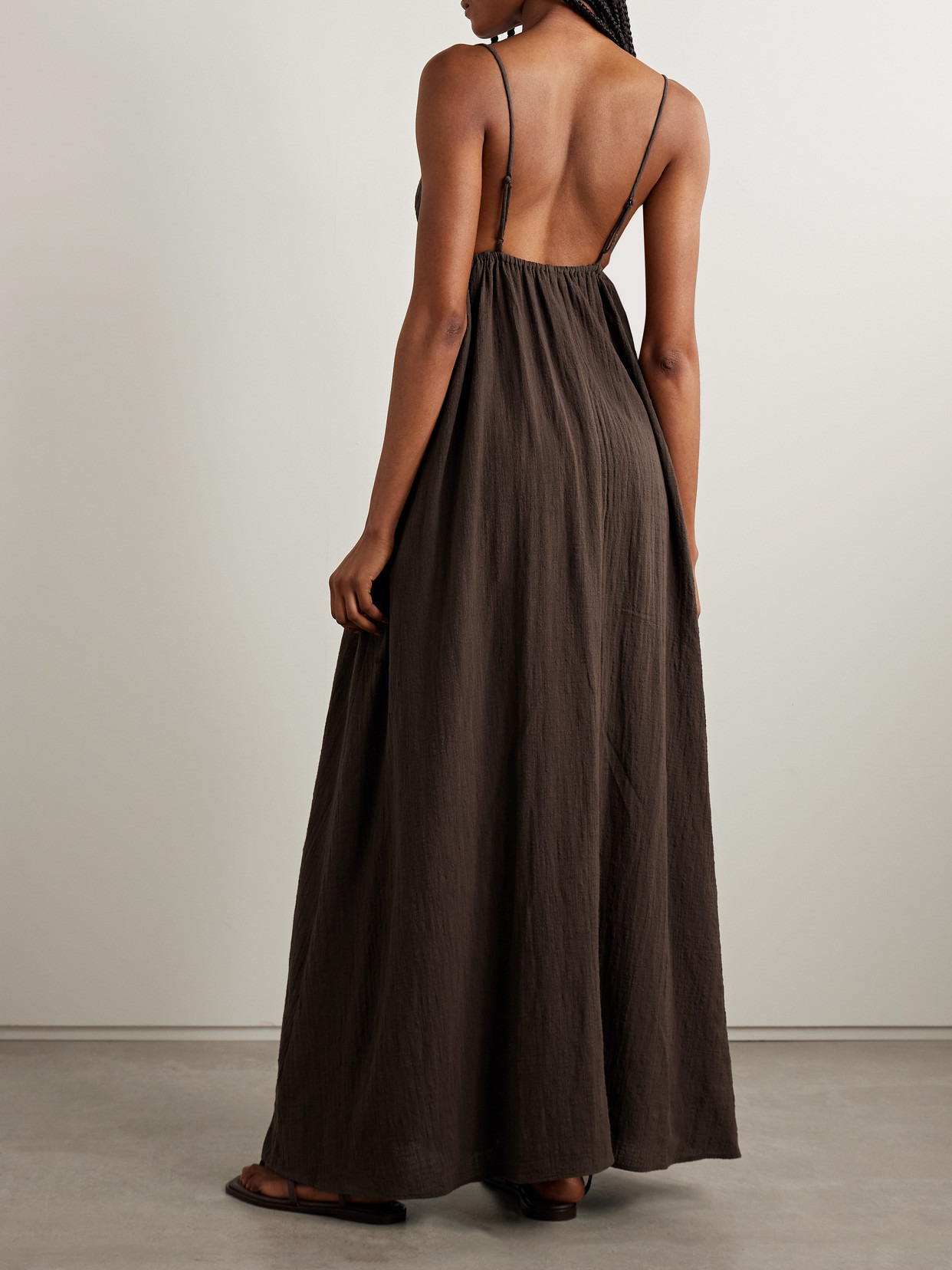 Hanna Cotton-gauze Maxi Dress - 3