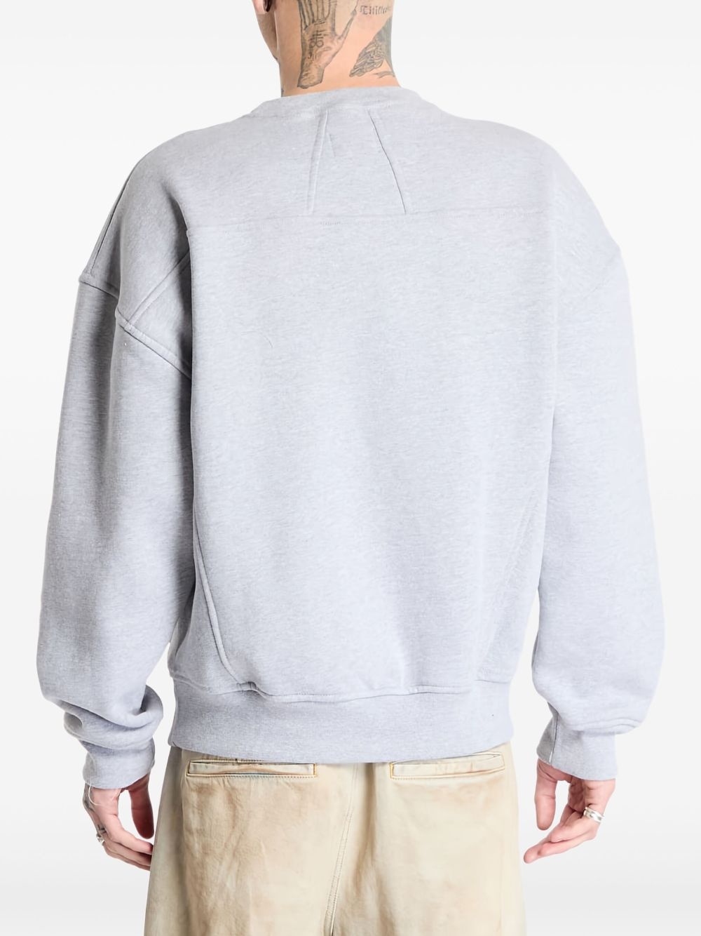 logo-embroidered sweatshirt - 3