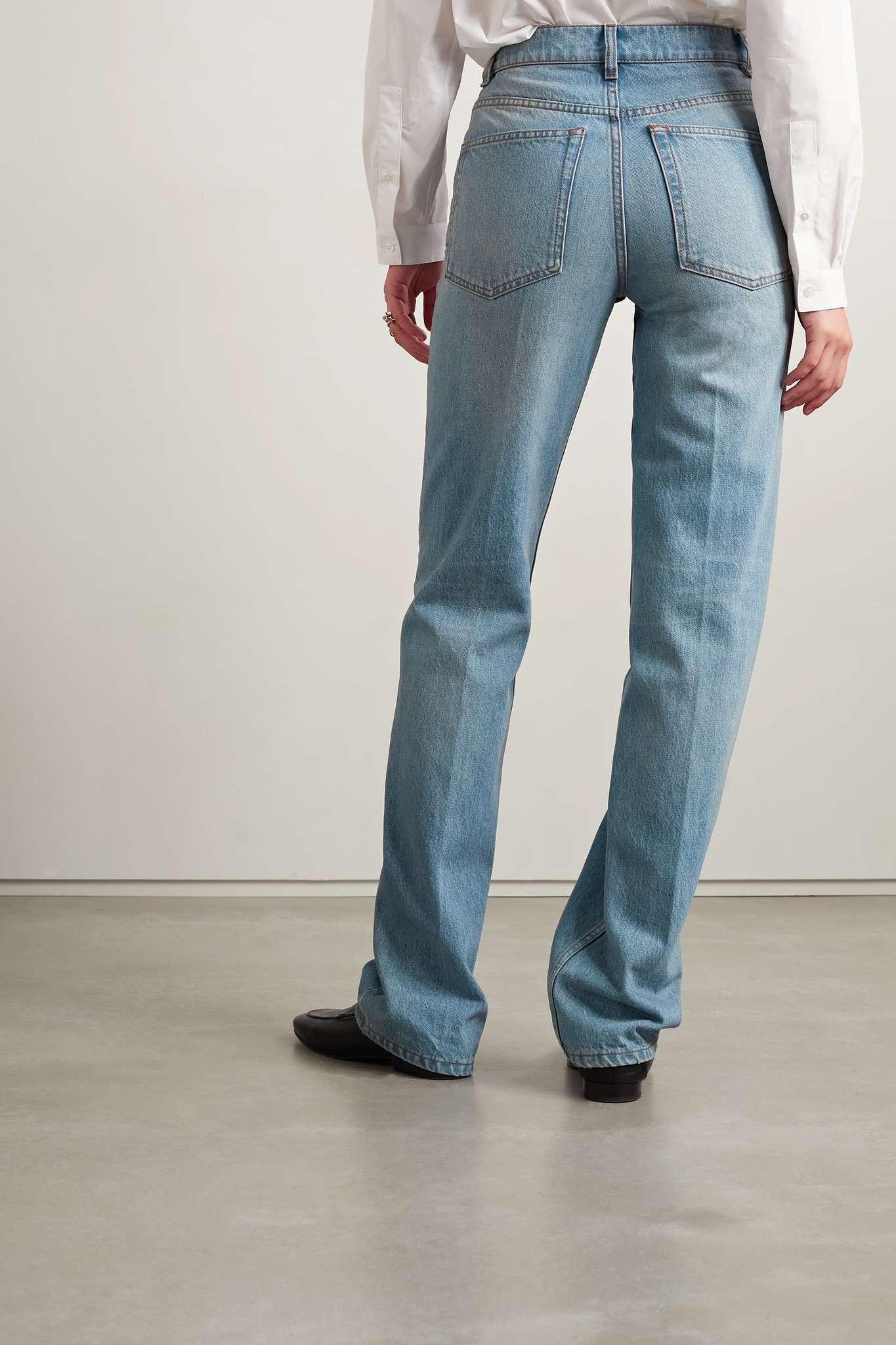 Carlton high-rise straight-leg jeans - 4