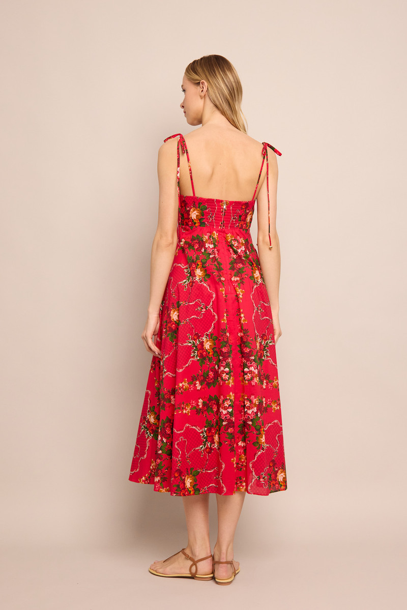 Sunray Dress Printed Charm, Sunlit Swirl 3