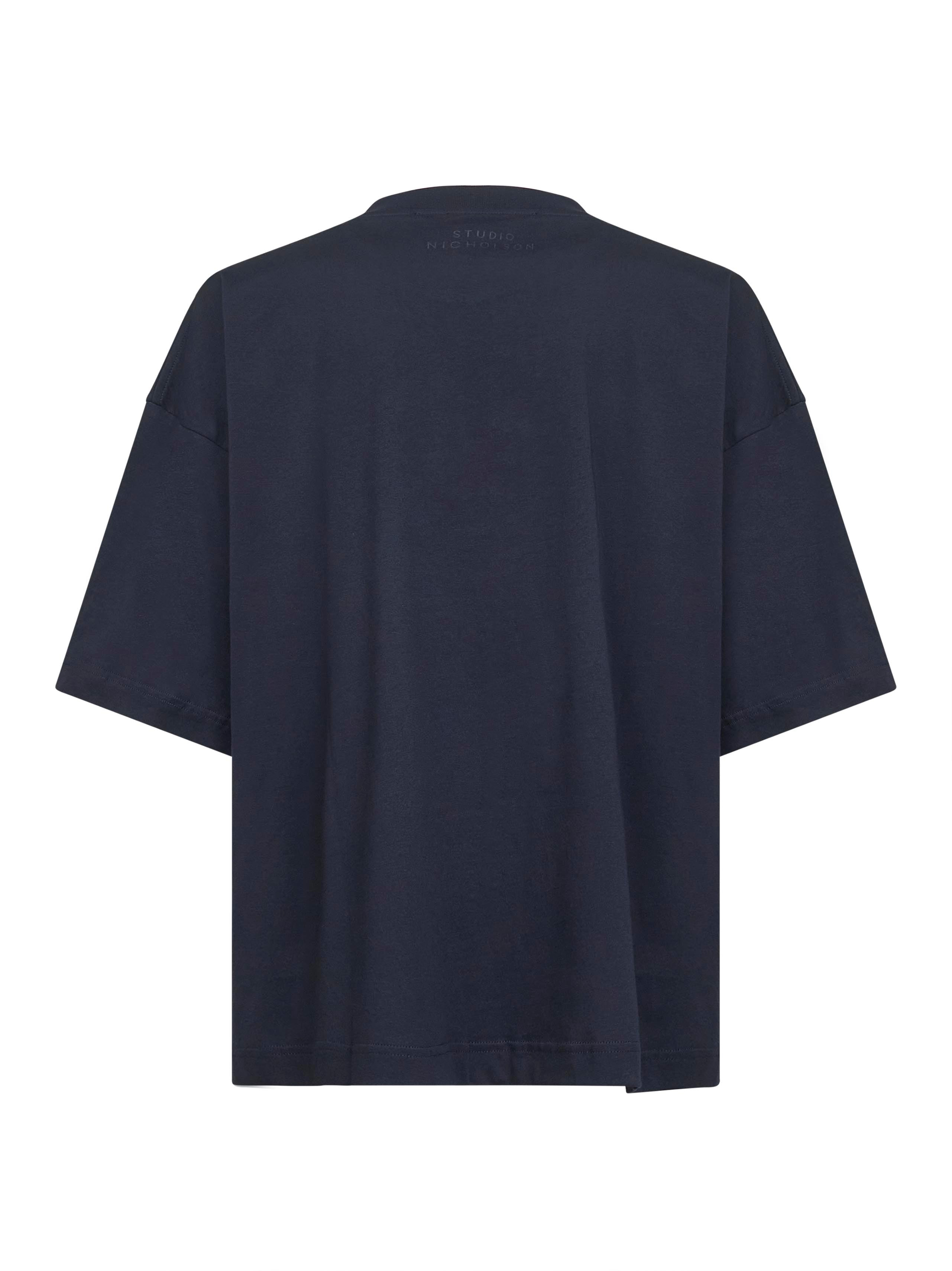 Blue cotton jersey Piu T-shirt - 2
