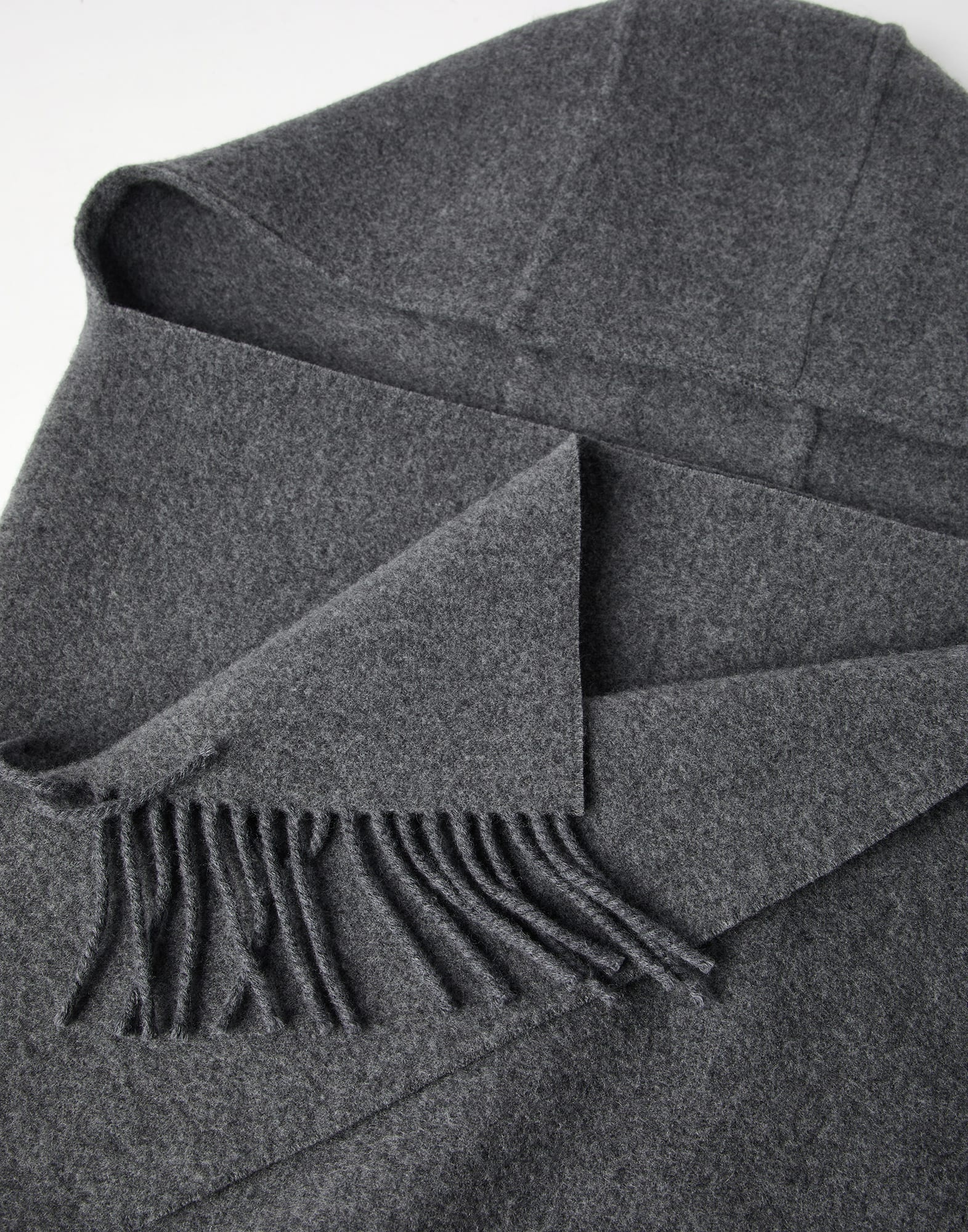 Hooded wool and cashmere knit scarf - 3