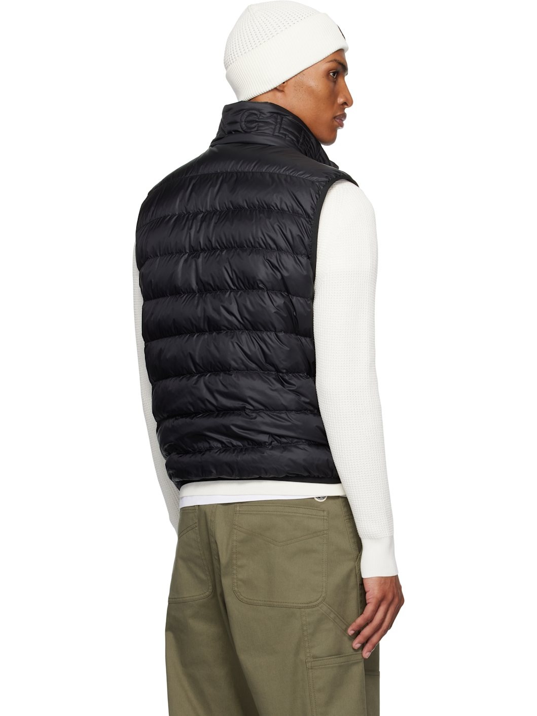 Black Rocoque Down Vest - 3
