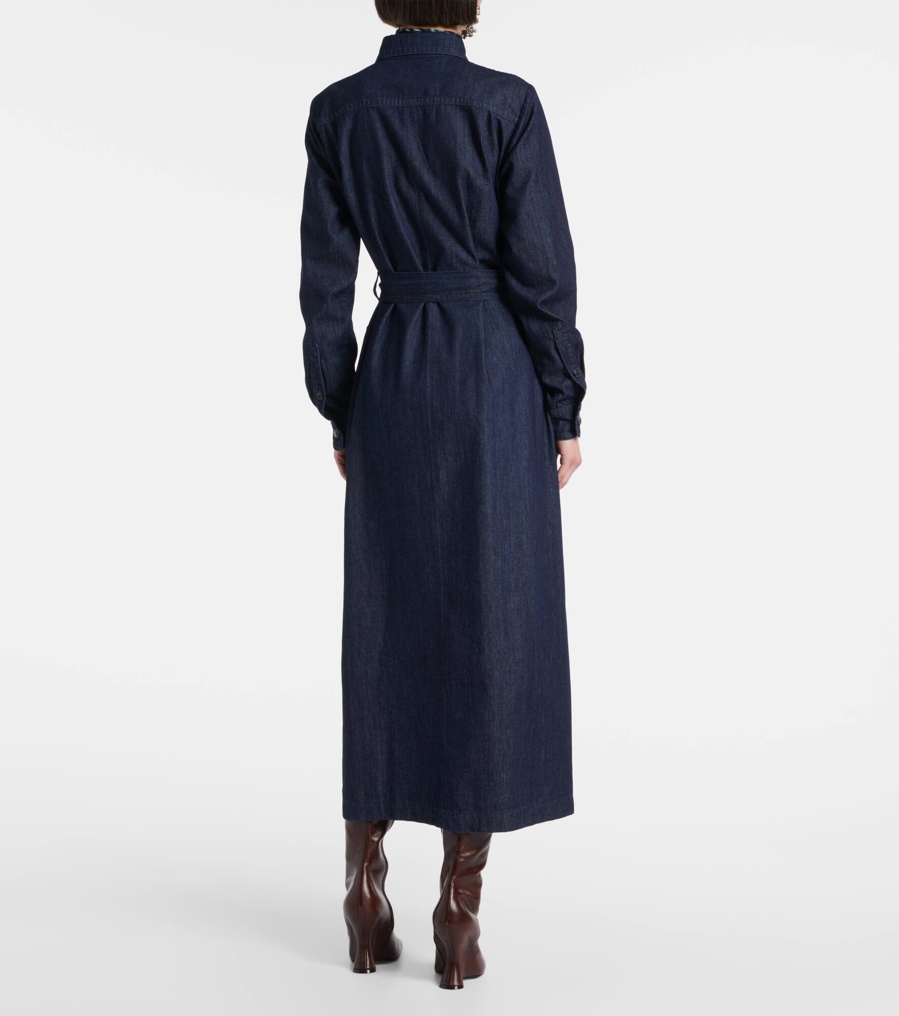Printed strapless cotton maxi dress - 3