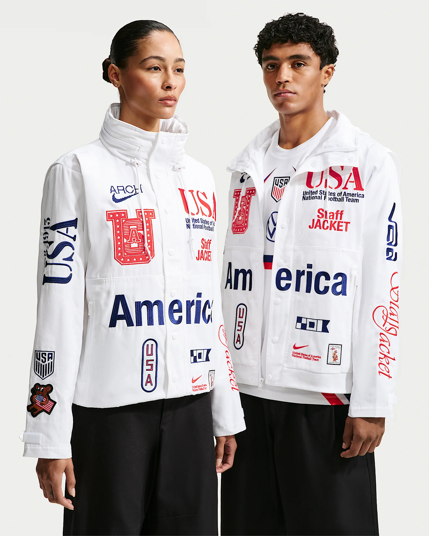 USA x V.A.A. Men's Woven Staff Jacket - 1