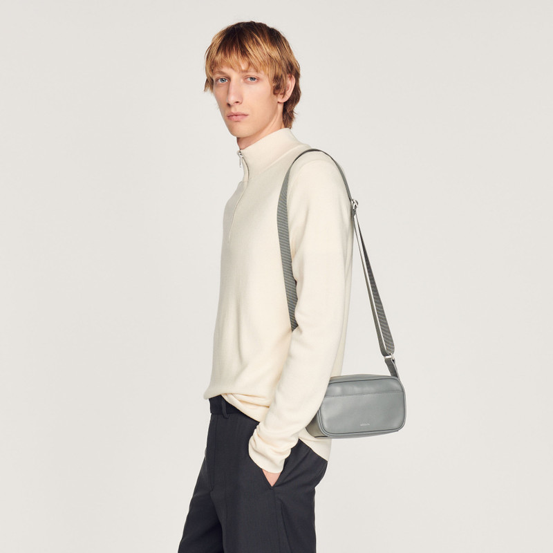 Sandro Small smooth leather bag outlook